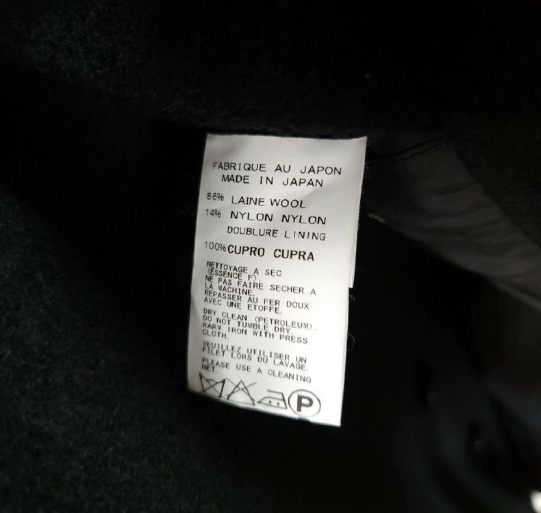 Yohji Yamamoto yohji yamamoto2015AW black wool coat-2505 Size US S / EU 44-46 / 1 - 7 Thumbnail