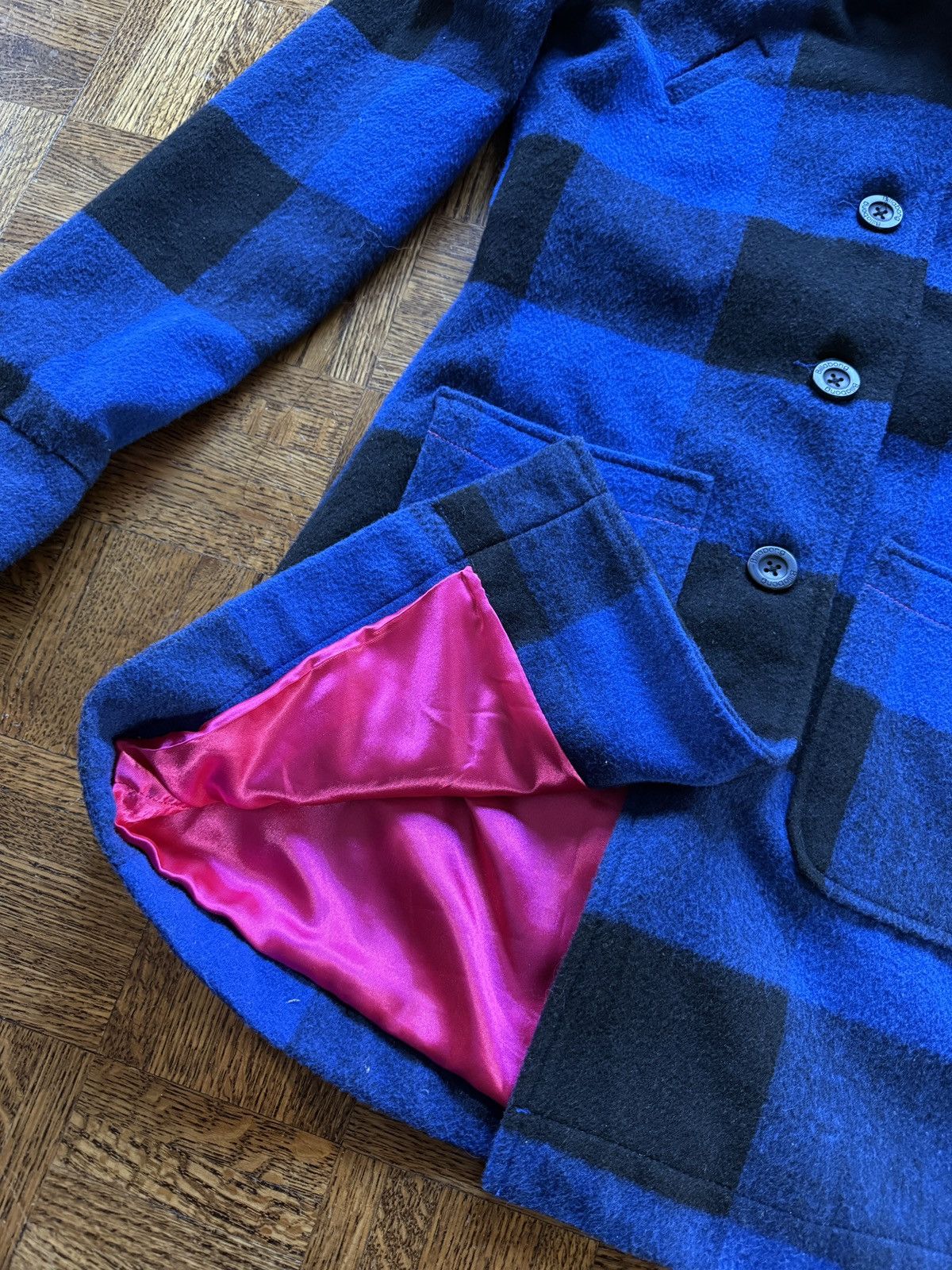 Billabong Vintage Y2K Billabong Plaid Button Up Coat Size L / US 10 / IT 46 - 7 Thumbnail