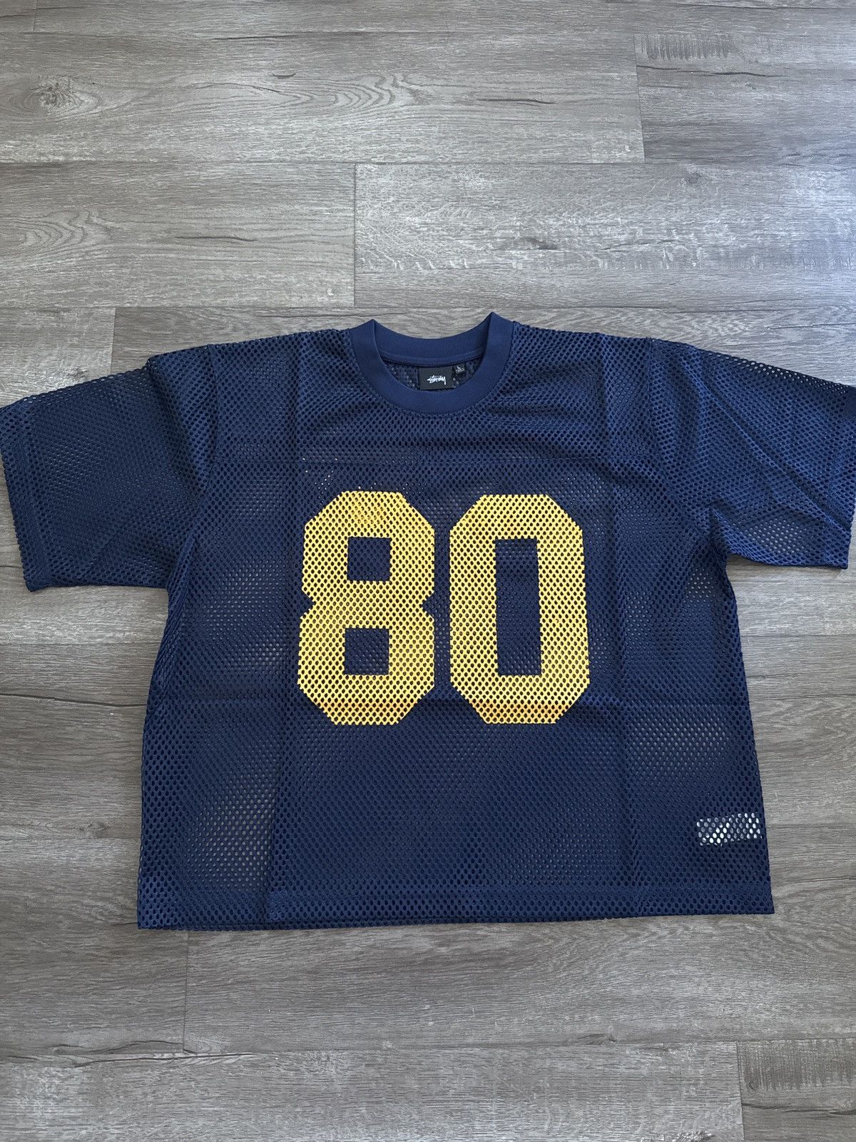 Vintage Stussy Team 80 Jersey Size US XL / EU 56 / 4 - 1 Thumbnail