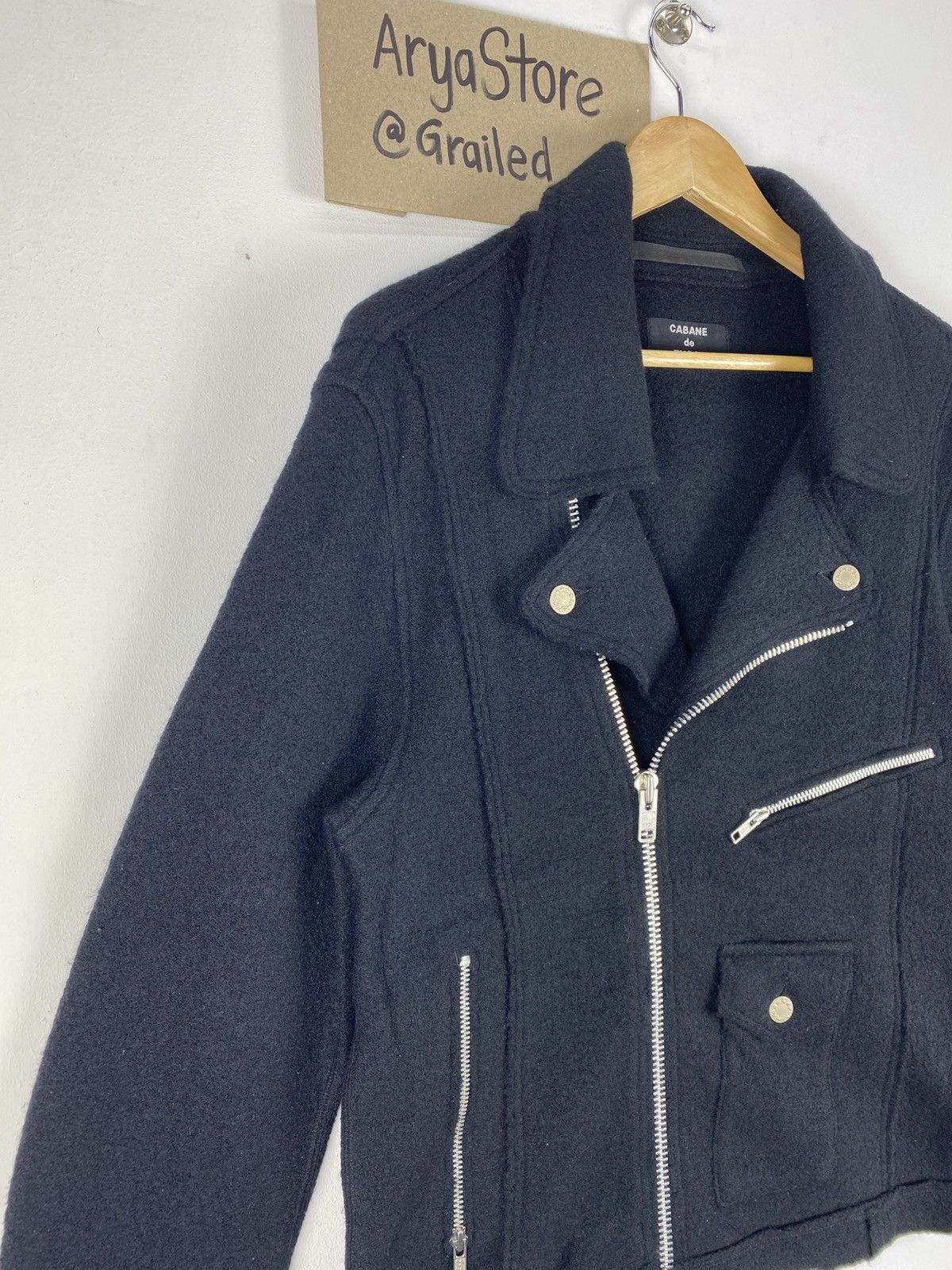 Issey Miyake Vintage Cabane de Zucca Issey Miyake Double Collar Jacket Size US XS / EU 42 / 0 - 2 Thumbnail