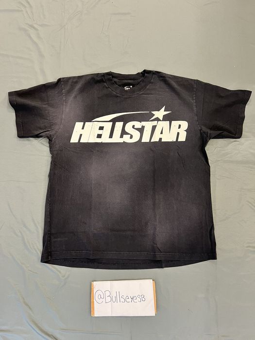 HELLSTAR Hellstar Studio Classic Logo Black T-Shirt | Grailed