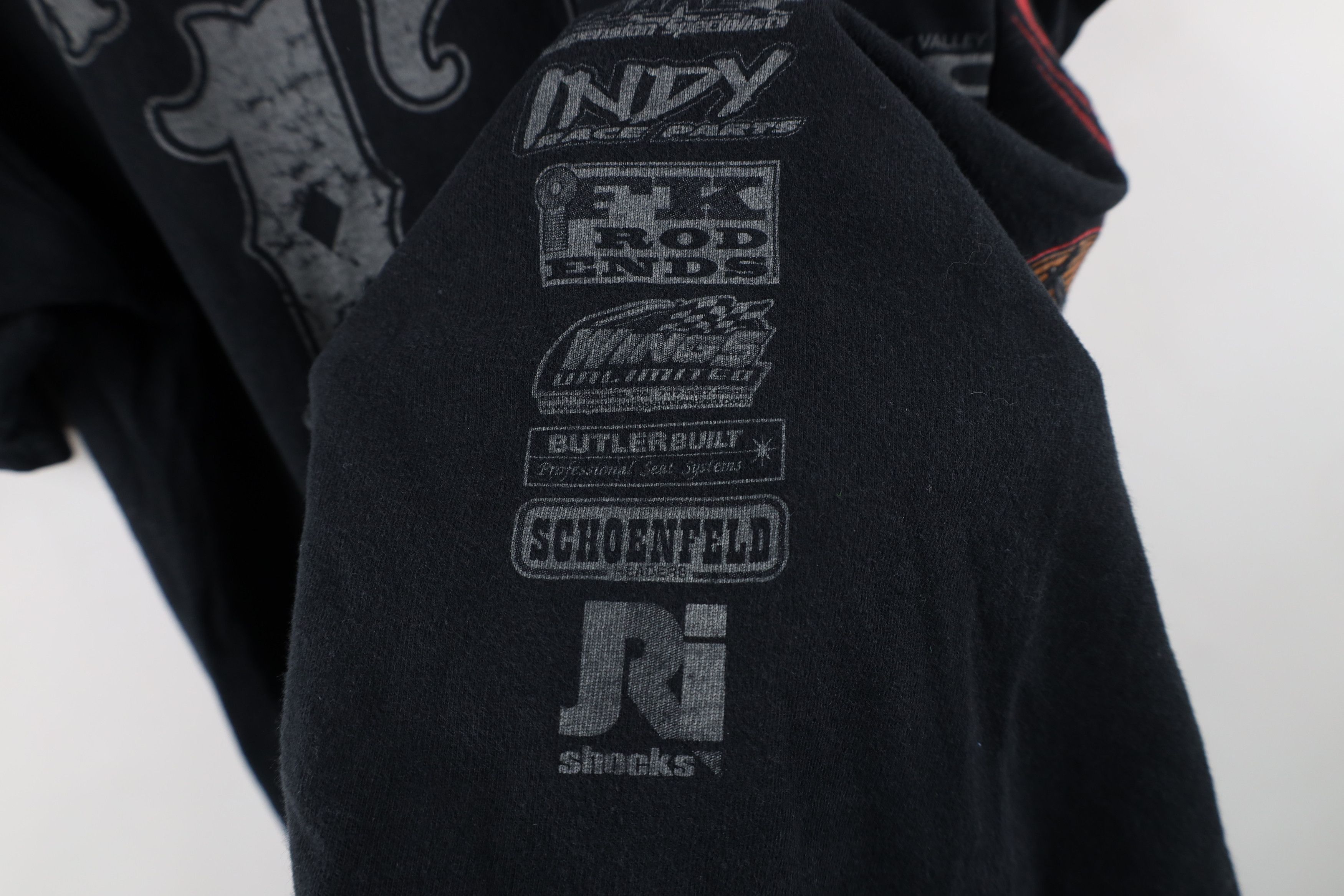 Vintage Vintage Y2K Streetwear Paul McMahan Racing T-Shirt Black Size US M / EU 48-50 / 2 - 8 Thumbnail