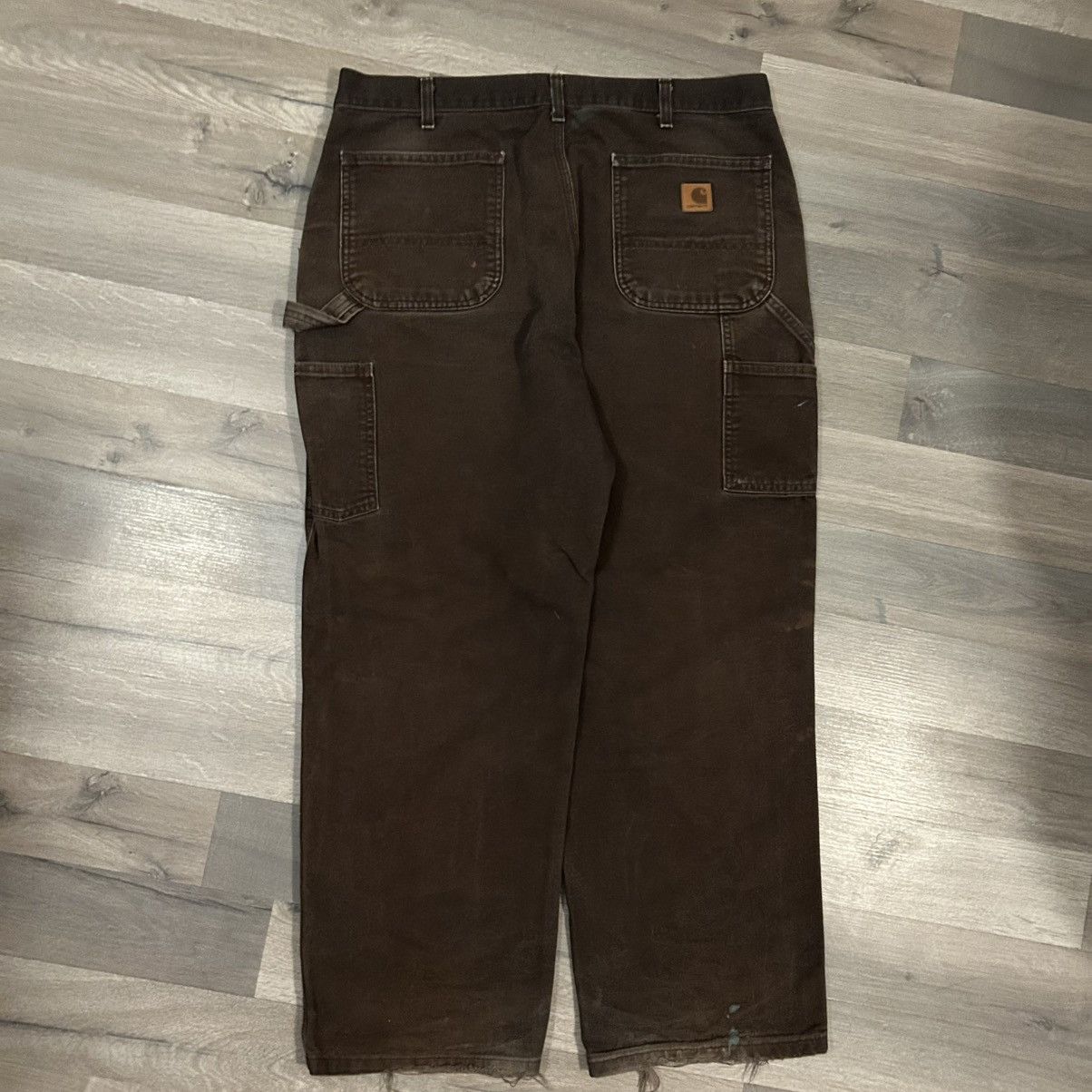 Carhartt × Vintage Vintage brown carhartt pants Size US 36 / EU 52 - 2 Thumbnail