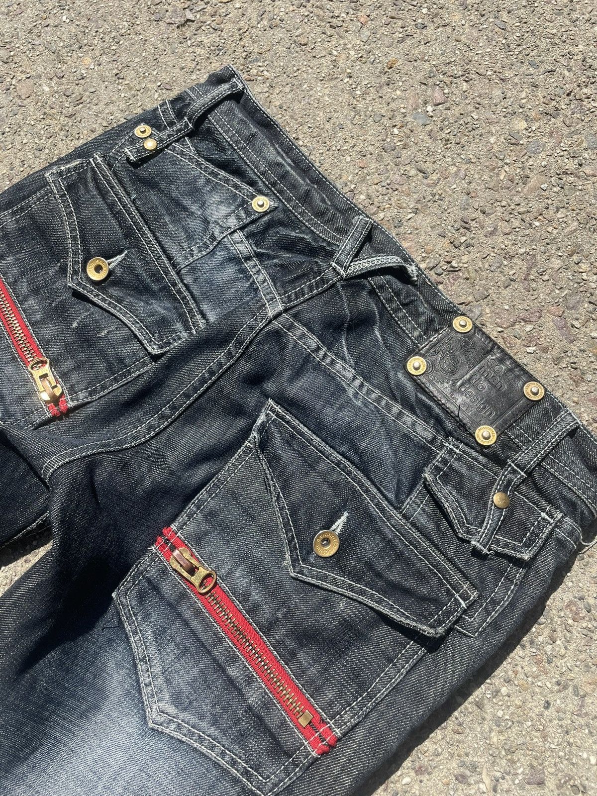 If Six Was Nine × Japanese Brand × Le Grande Bleu (L.G.B.) Semantic Design contrast fade flare denim Size US 32 / EU 48 - 5 Thumbnail