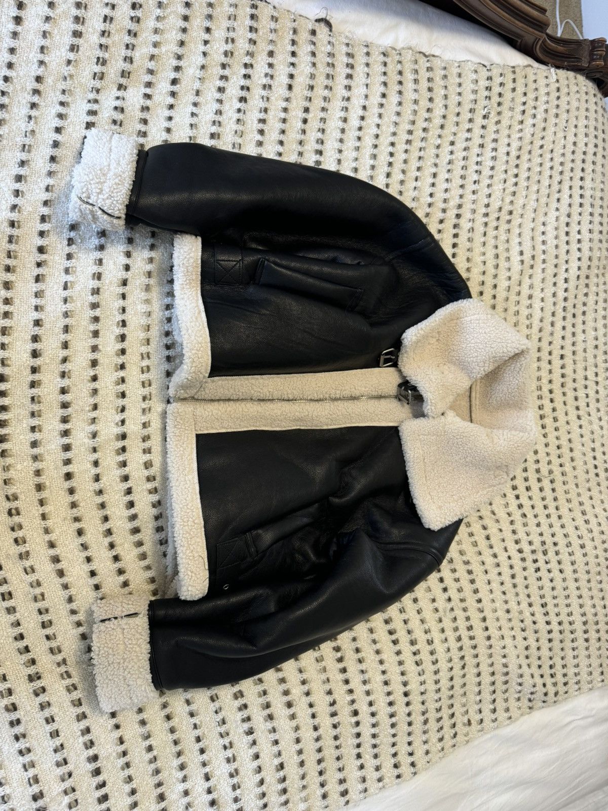 Vintage Leather and surpa jacket Size L / US 10 / IT 46 - 1 Thumbnail
