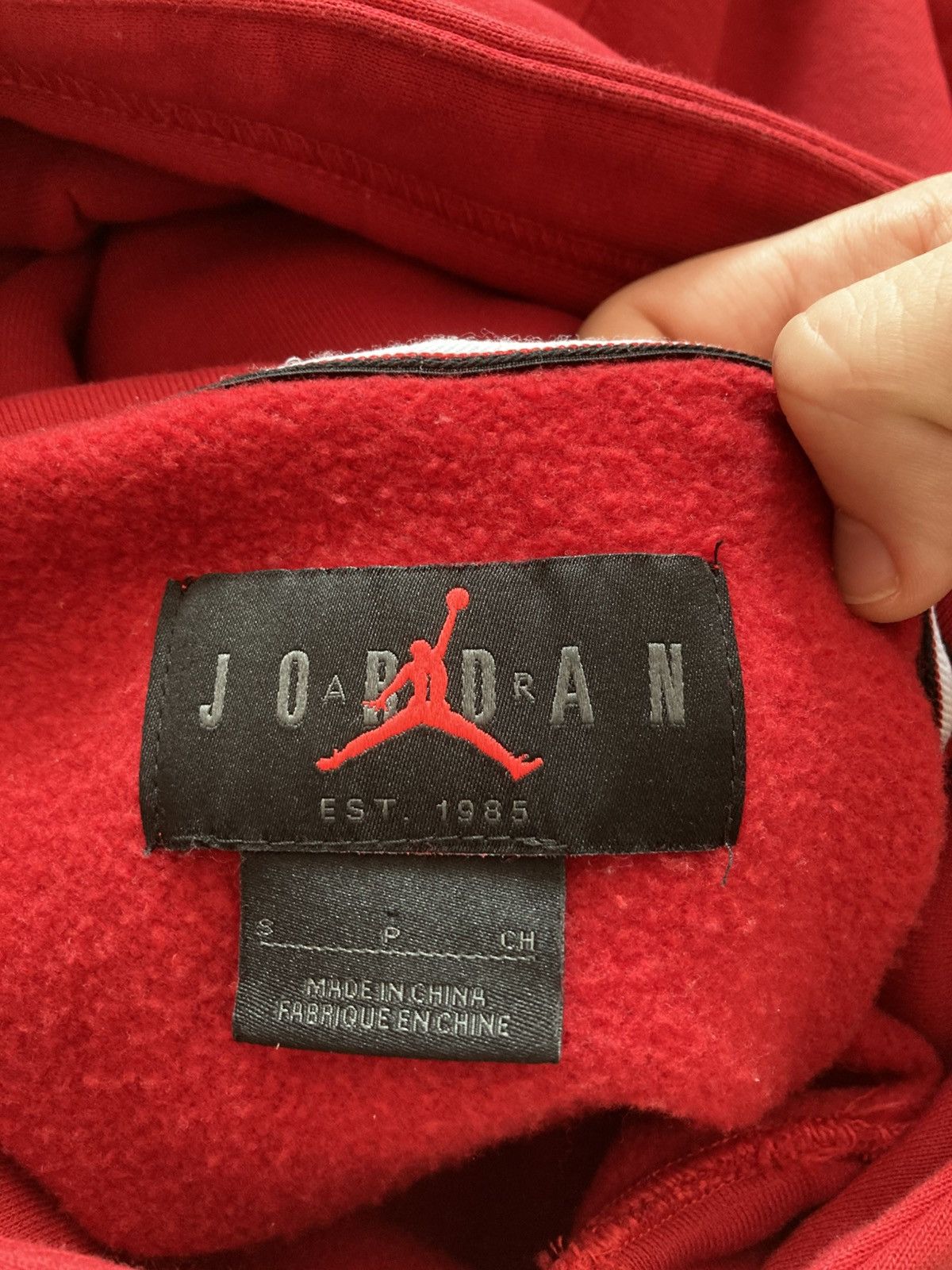 Nike Nike Jordan Hoodie Sweatshirt Tan Essentials Jumpman Logo Size US S / EU 44-46 / 1 - 5 Thumbnail