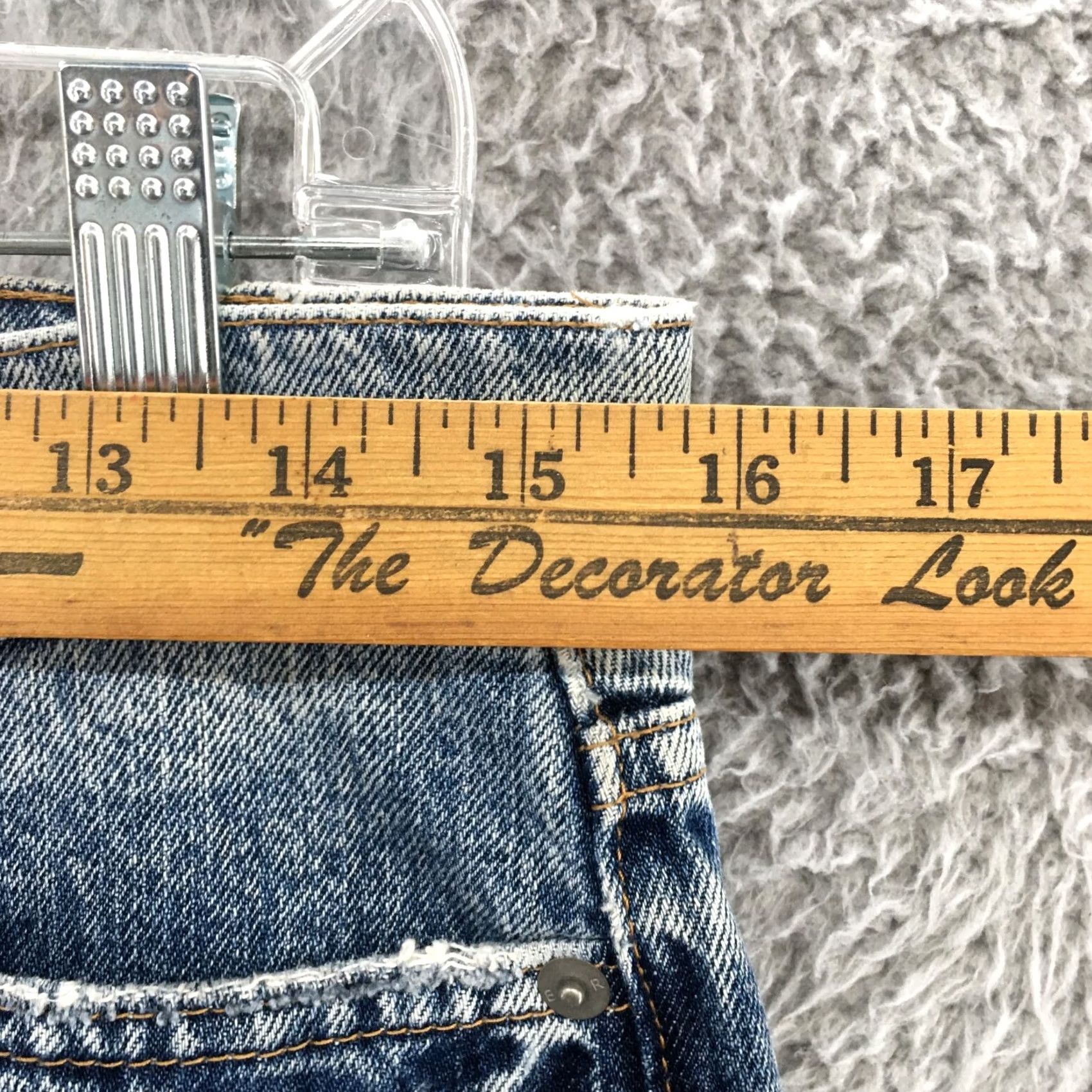 Banana Republic Banana Republic Hi-Rise Straight Jeans Womens 28 Regular Blue Denim Straight Womens Jeans Size 28" / US 6 / IT 42 - 5 Thumbnail