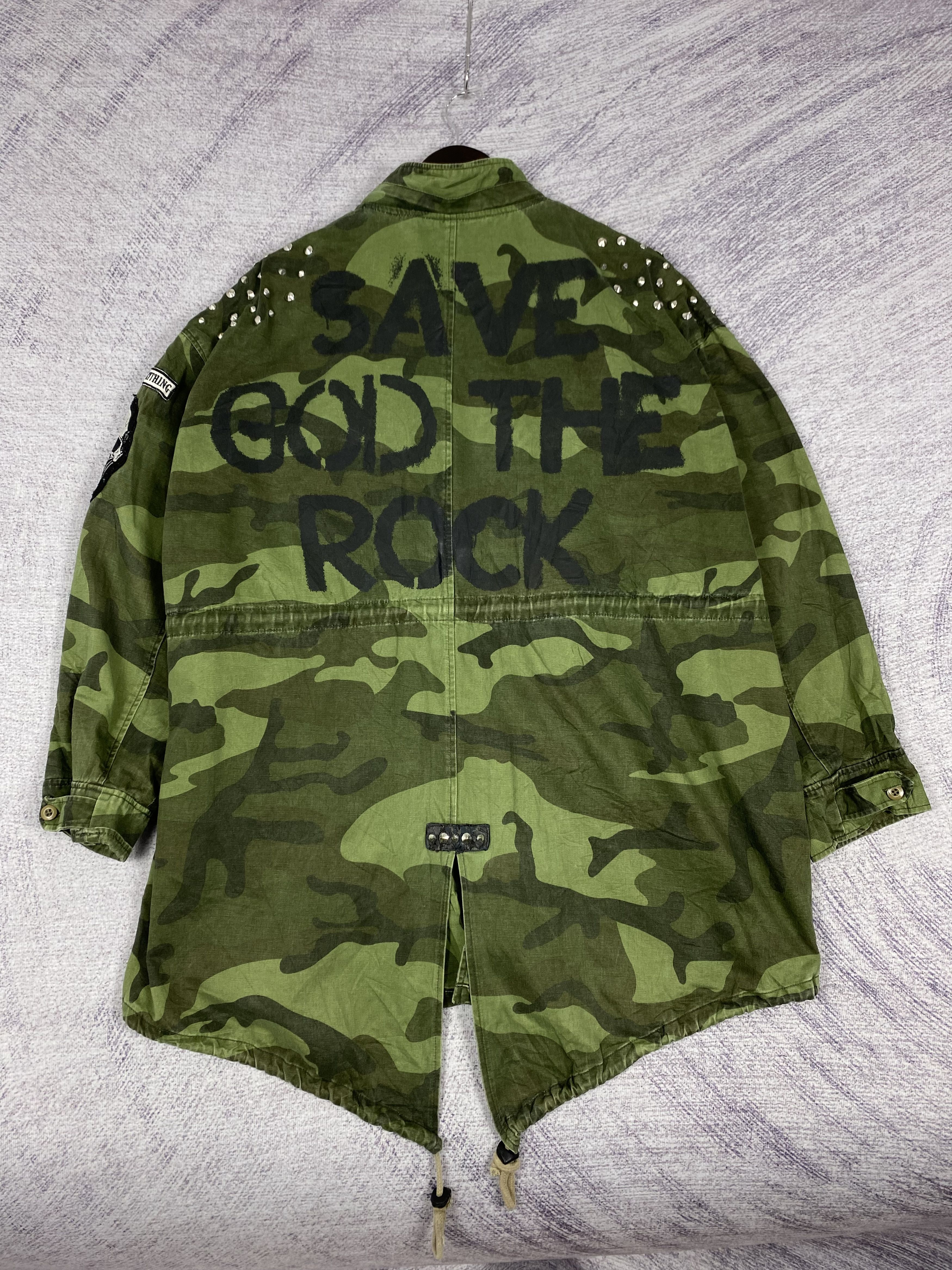 Japanese Brand Vintage Glad News Camo Zip Up Jacket Size US L / EU 52-54 / 3 - 4 Thumbnail
