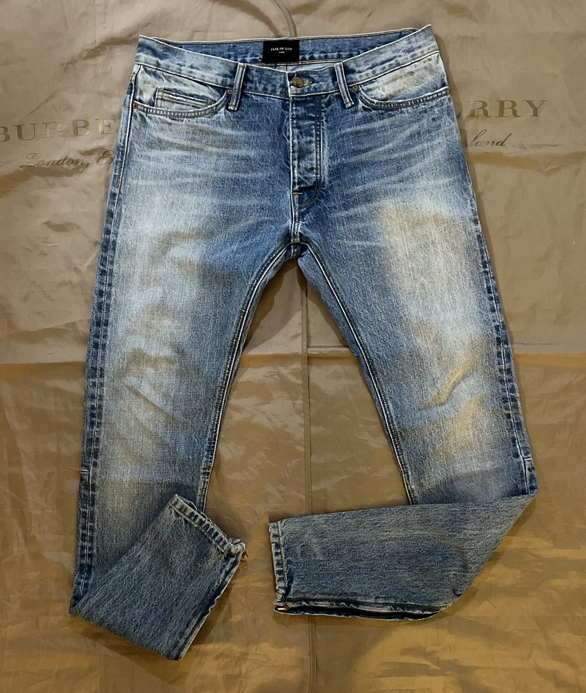 Fear of God Fear Of God 5th Collection Vintage Wash Denim Size 33 Size US 33 - 1 Thumbnail