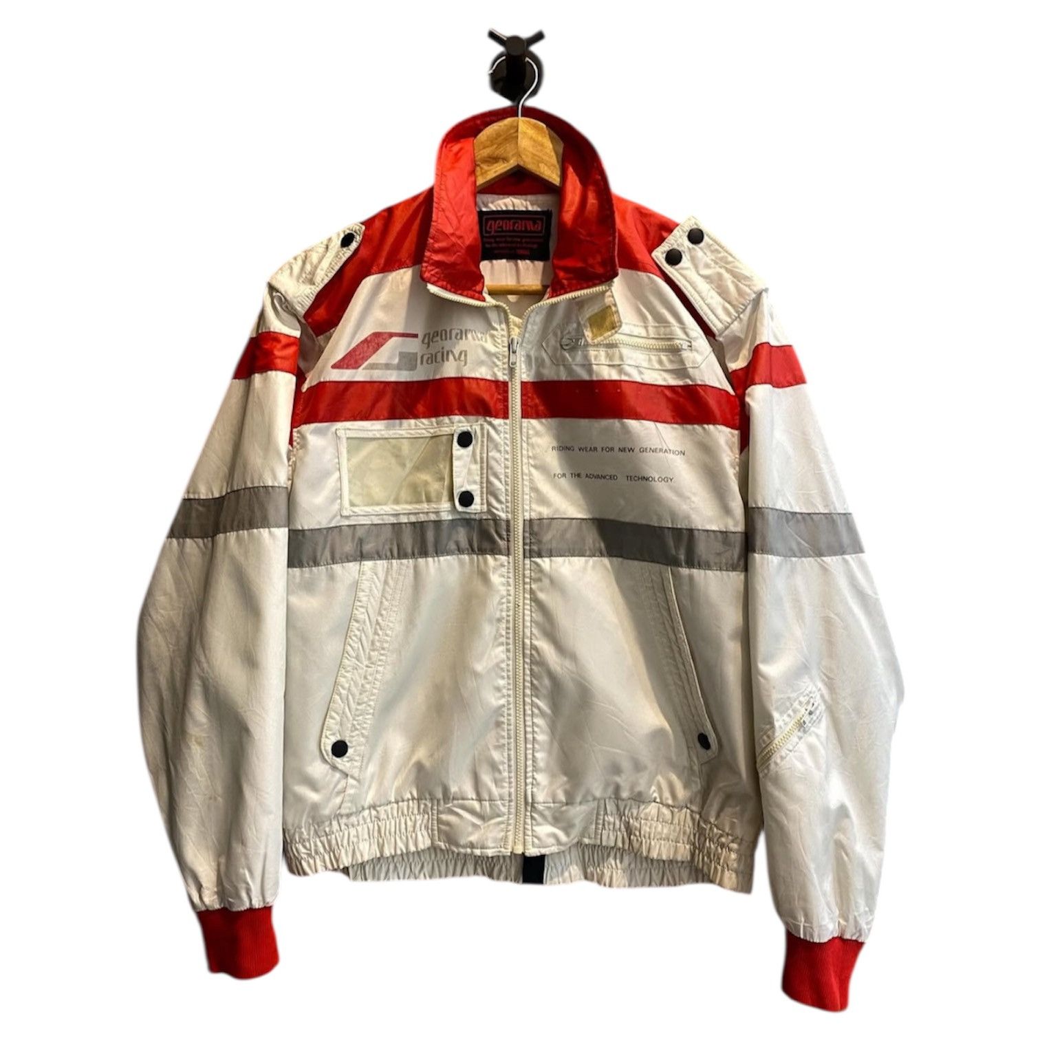 Yamaha Vintage Archival Yamaha Georama Racing Biker Jacket y2k Size US L / EU 52-54 / 3 - 1 Thumbnail