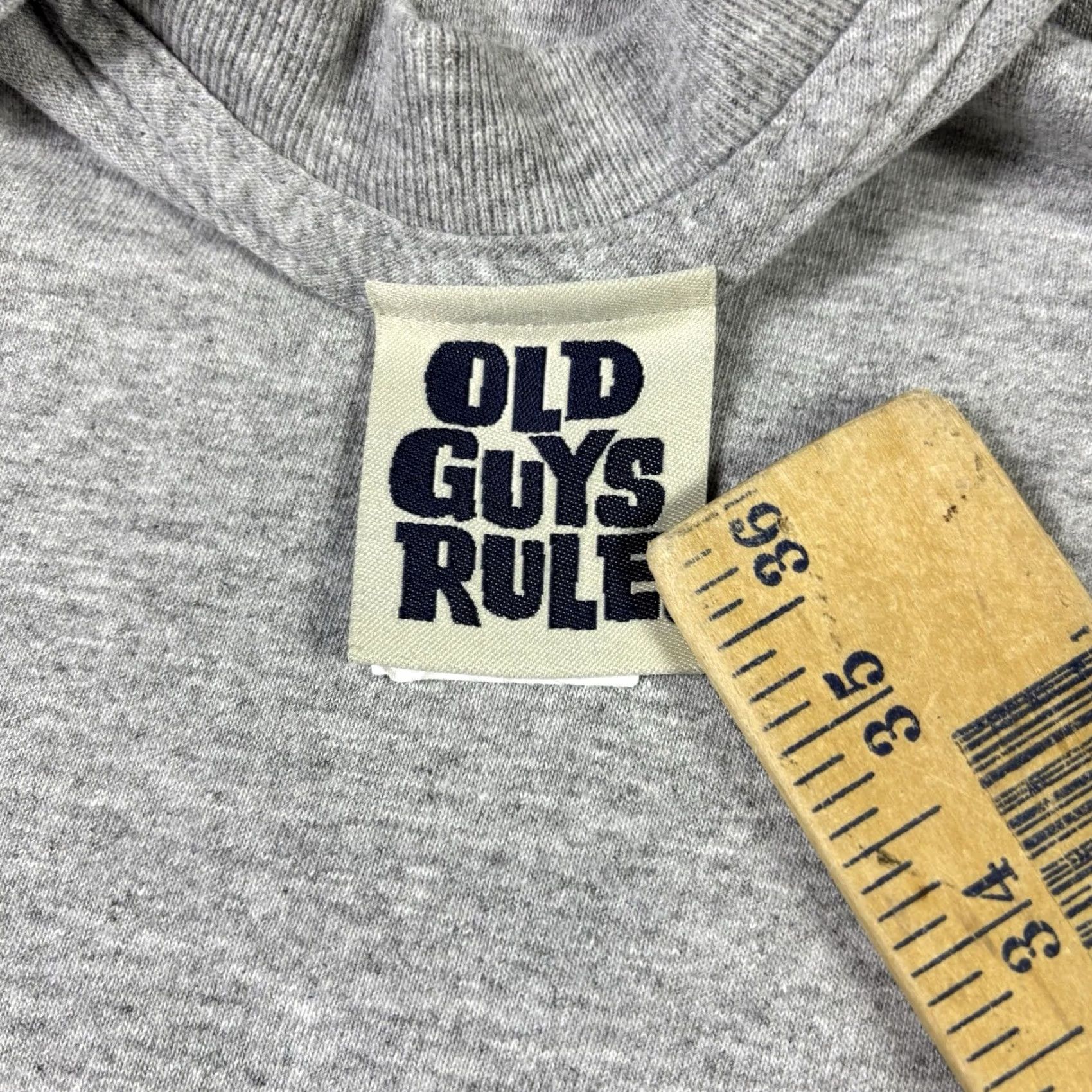 Vintage VINTAGE Old Guys Rule MC2 Biker T Shirt Gray XL Men Crew Neck Short Sleeve Graphic Print Eddie Size US XL / EU 56 / 4 - 7 Thumbnail