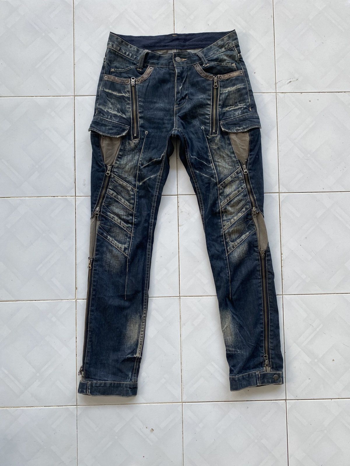 PPFM PPFM Zippers Denim Size US 31 - 2 Thumbnail