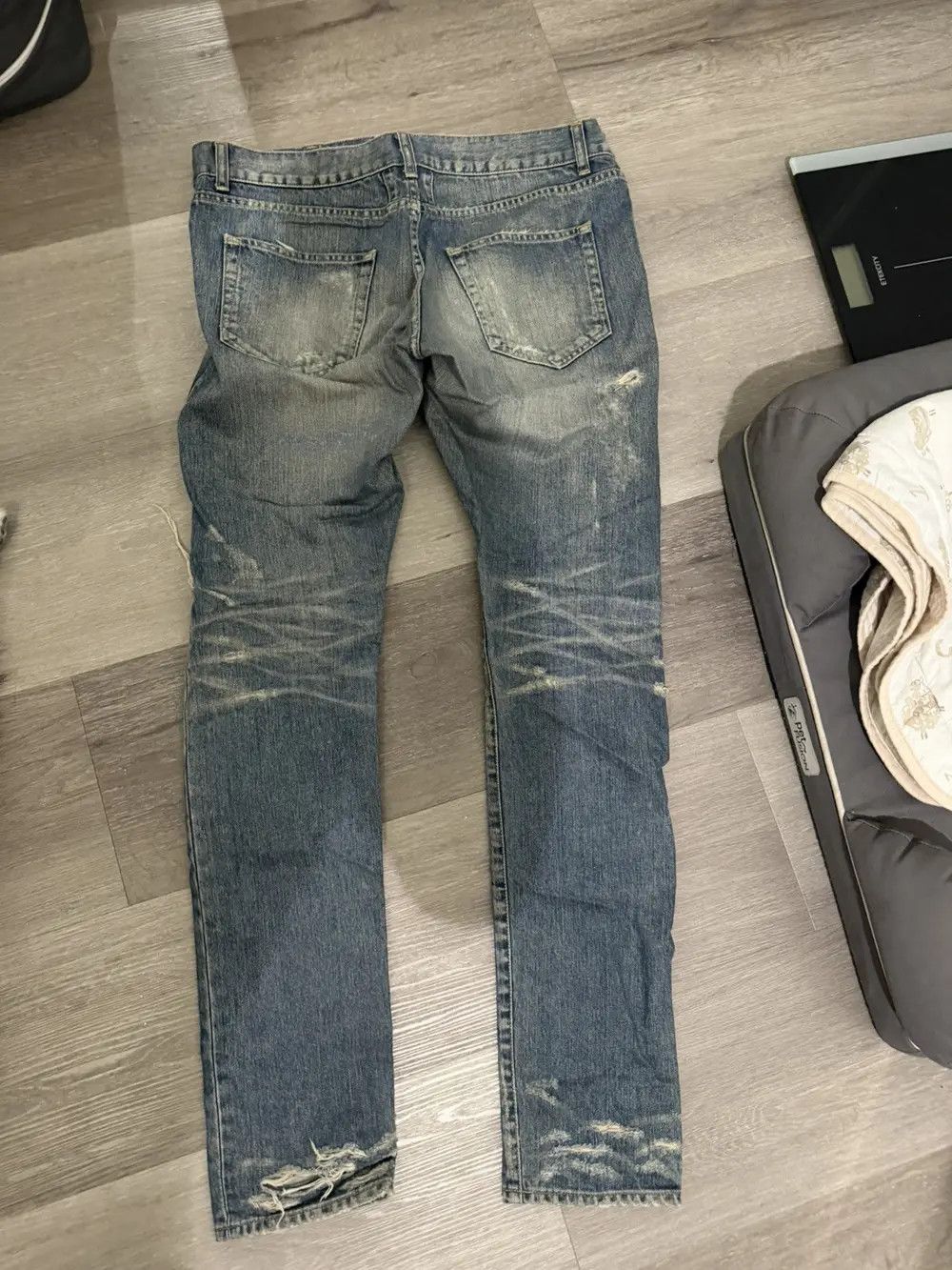 Saint Laurent Paris Saint Laurent 2013 Big Crash Denim Size US 33 - 2 Thumbnail