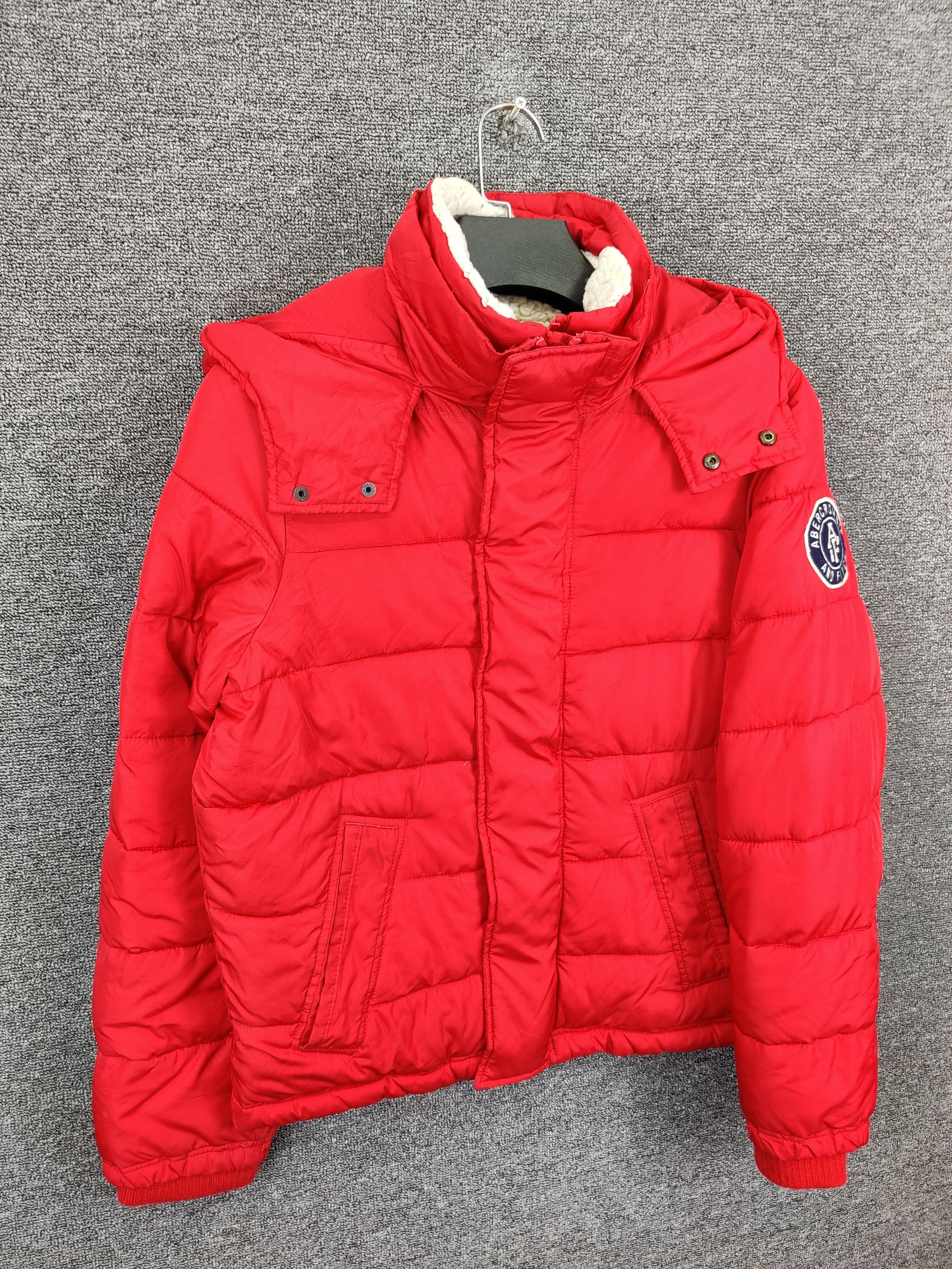 Abercrombie & Fitch Abercrombie & Fitch Quilted Sherpa Hooded Puffer Jacket Size US S / EU 44-46 / 1 - 4 Thumbnail