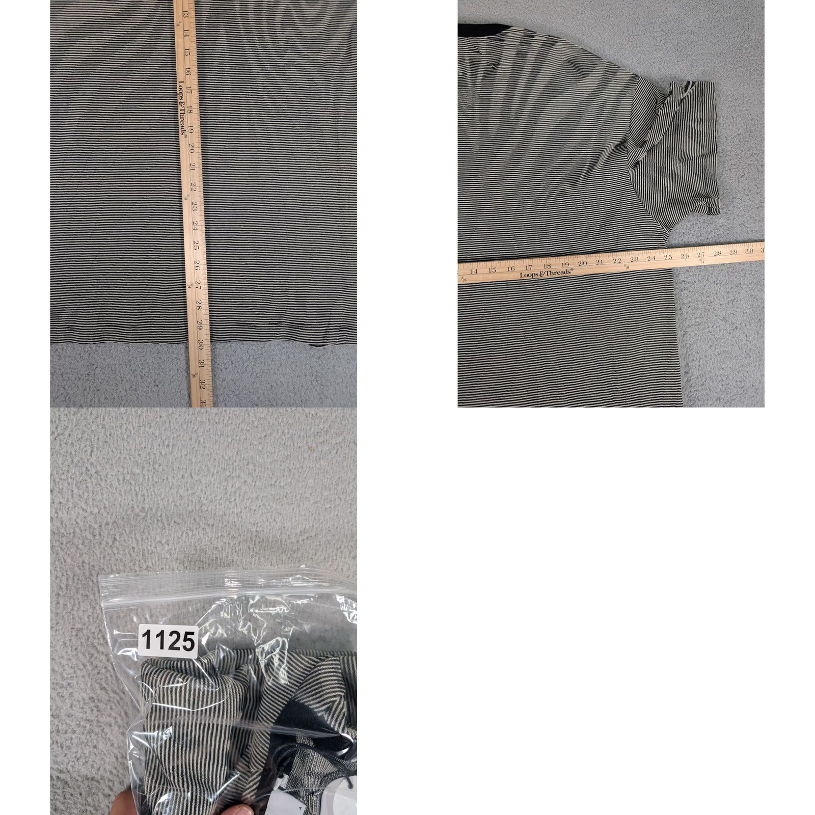Rta RtA Shirt Mens Large Black Beige Zebra Stripe Holographic Iridescent Oversized Size US L / EU 52-54 / 3 - 9 Thumbnail