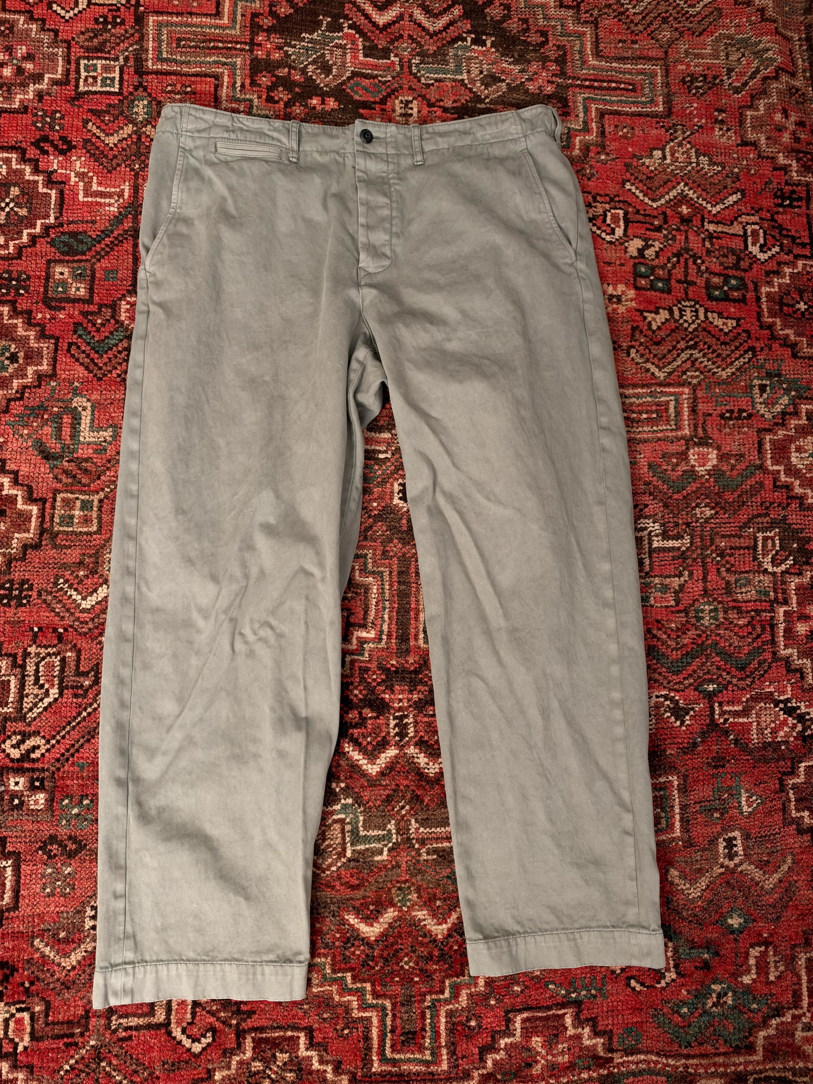 Wallace & Barnes J.Crew Wallace & Barnes Selvedge Officer Chino, Seafoam Gray Size US 38 / EU 54 - 1 Thumbnail