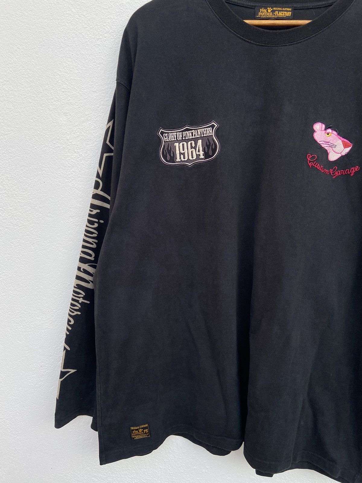 Flagstuff 🔥 Rare Pink Panther X Flaggstaff t shirt long sleeve Size US XL / EU 56 / 4 - 9 Thumbnail