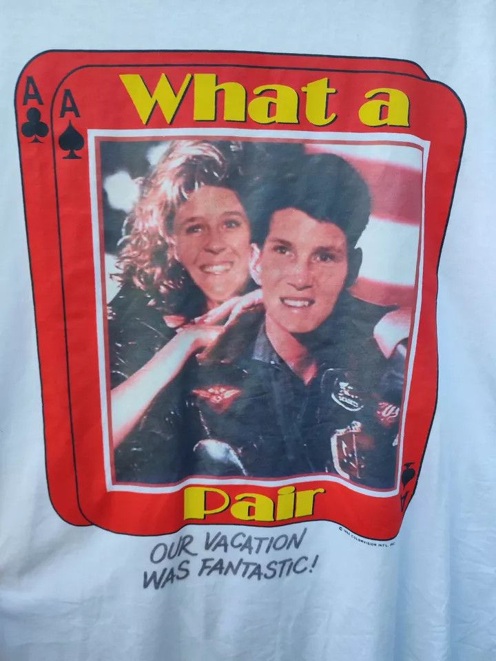 Vintage Vintage 90s Best Fruit of the Loom "What a Pair" Top Gun Size US XL / EU 56 / 4 - 2 Thumbnail