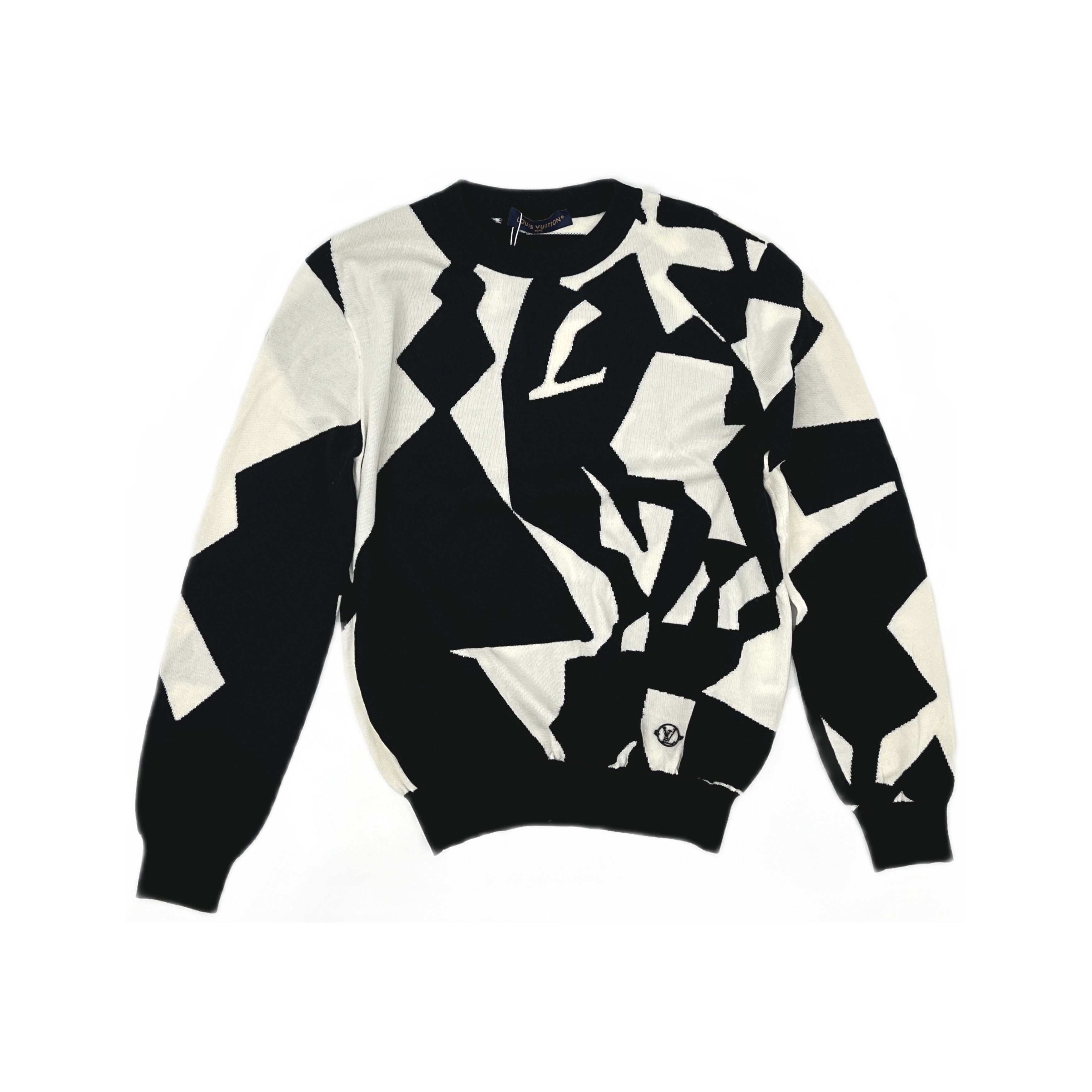 Louis Vuitton Louis Vuitton Abstract Logo Jacquard Sweater Size XL Size US XL / EU 56 / 4 - 1 Thumbnail