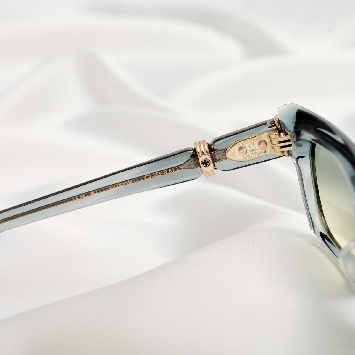 Chrome Hearts CHROME HEARTS CLITERALLY SLATED SUNGLASSES Size ONE SIZE - 5 Thumbnail