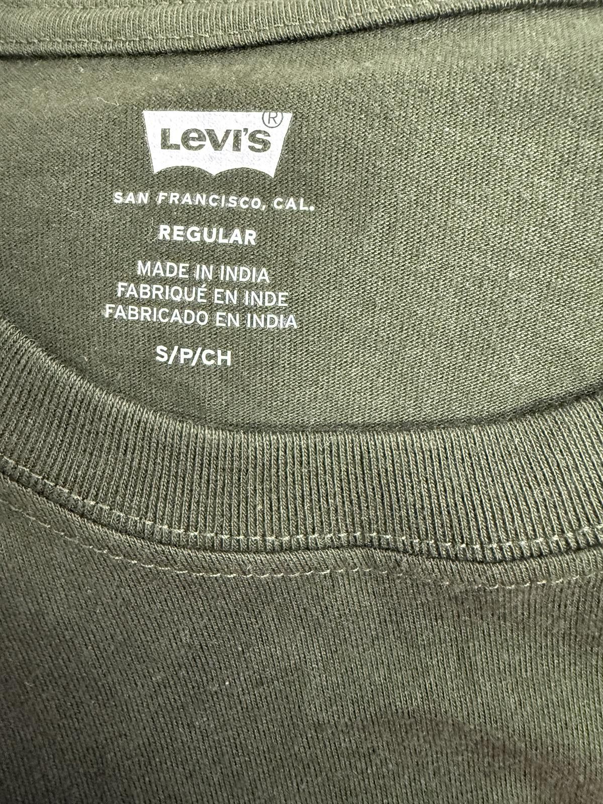 Levi's Levi's Olive Green Logo T-Shirt Size S Size US S / EU 44-46 / 1 - 2 Thumbnail