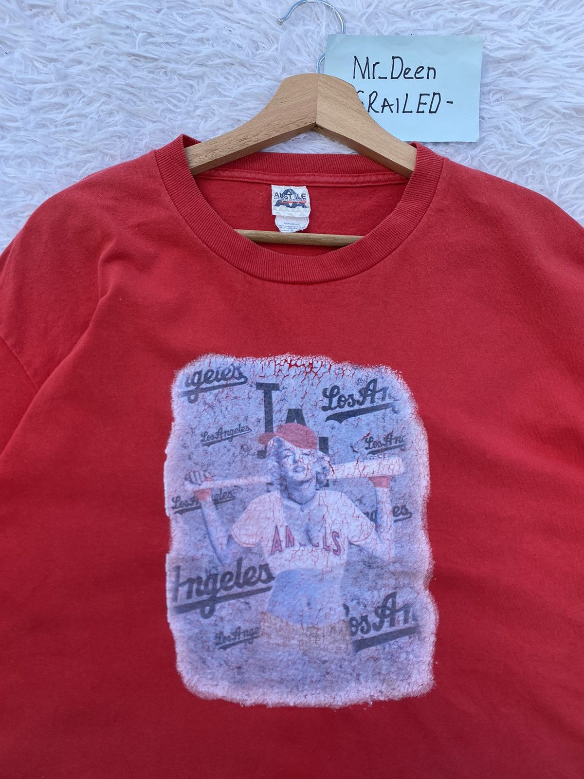 MLB Rare Vintage Marilyn Monroe Los Angeles Angles Tshirt Size US L / EU 52-54 / 3 - 1 Thumbnail