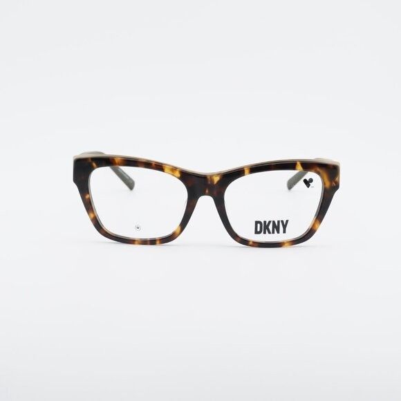 DKNY DKNY DK5063 281 Eyeglasses - Havana/Black 54mm Square Frame Size ONE SIZE - 7 Thumbnail