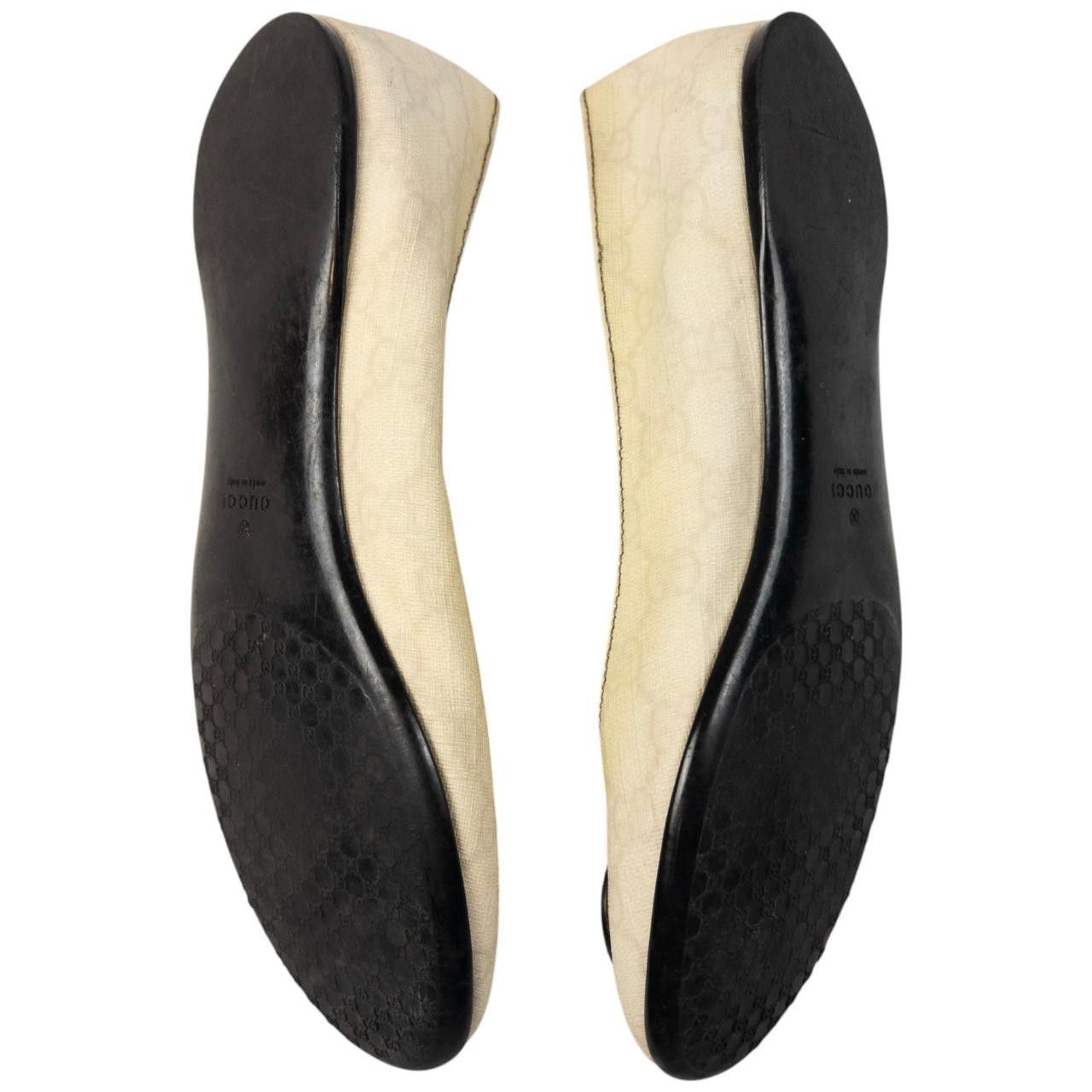 Gucci Vintage Gucci Monogram Ballet Flat Shoes Womens Size UK 7.5 Size US 7.5 / IT 37.5 - 3 Thumbnail