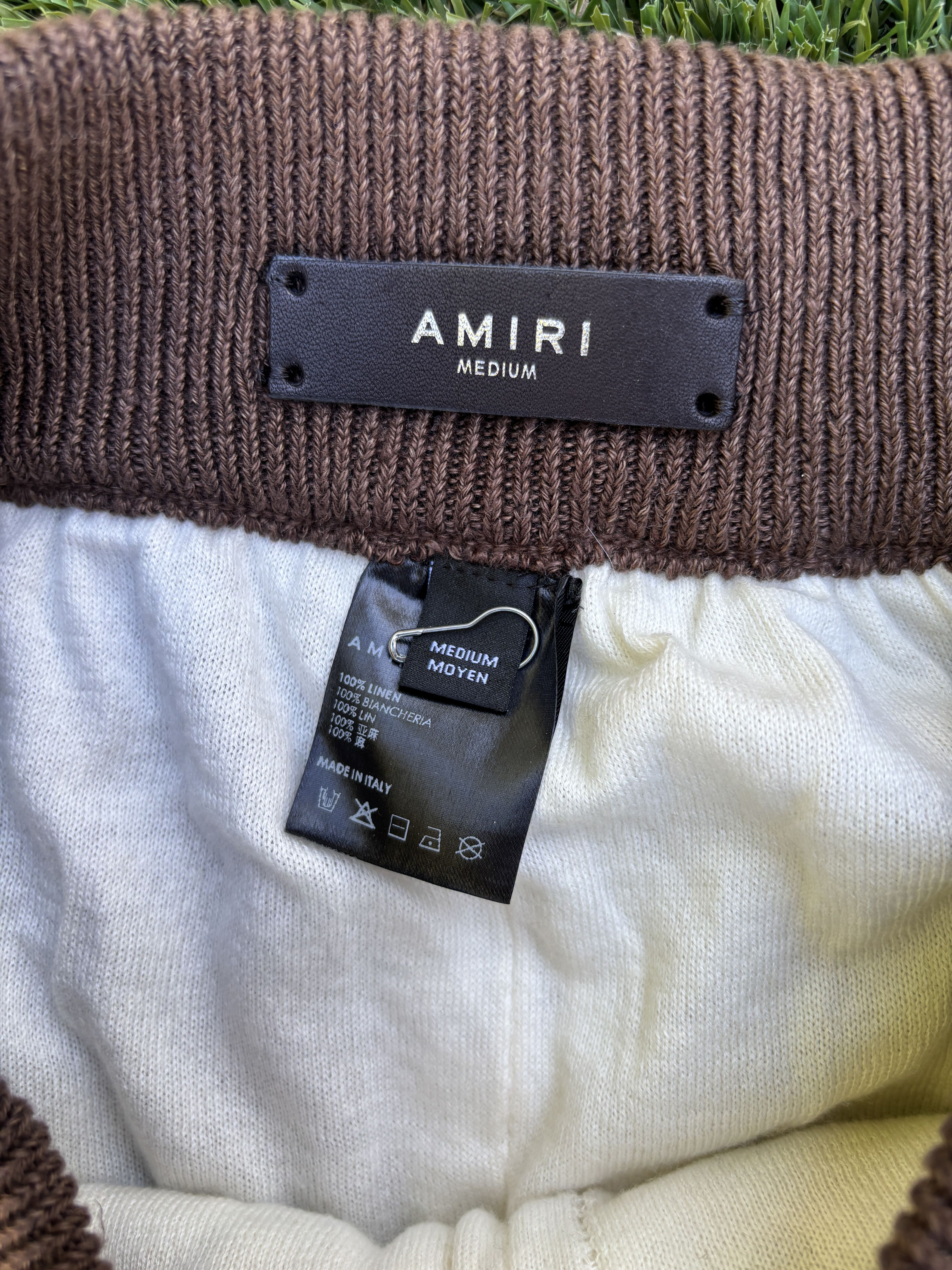 Amiri AMIRI STRIPED LINEN RELAXED PANTS Size US 32 / EU 48 - 8 Thumbnail