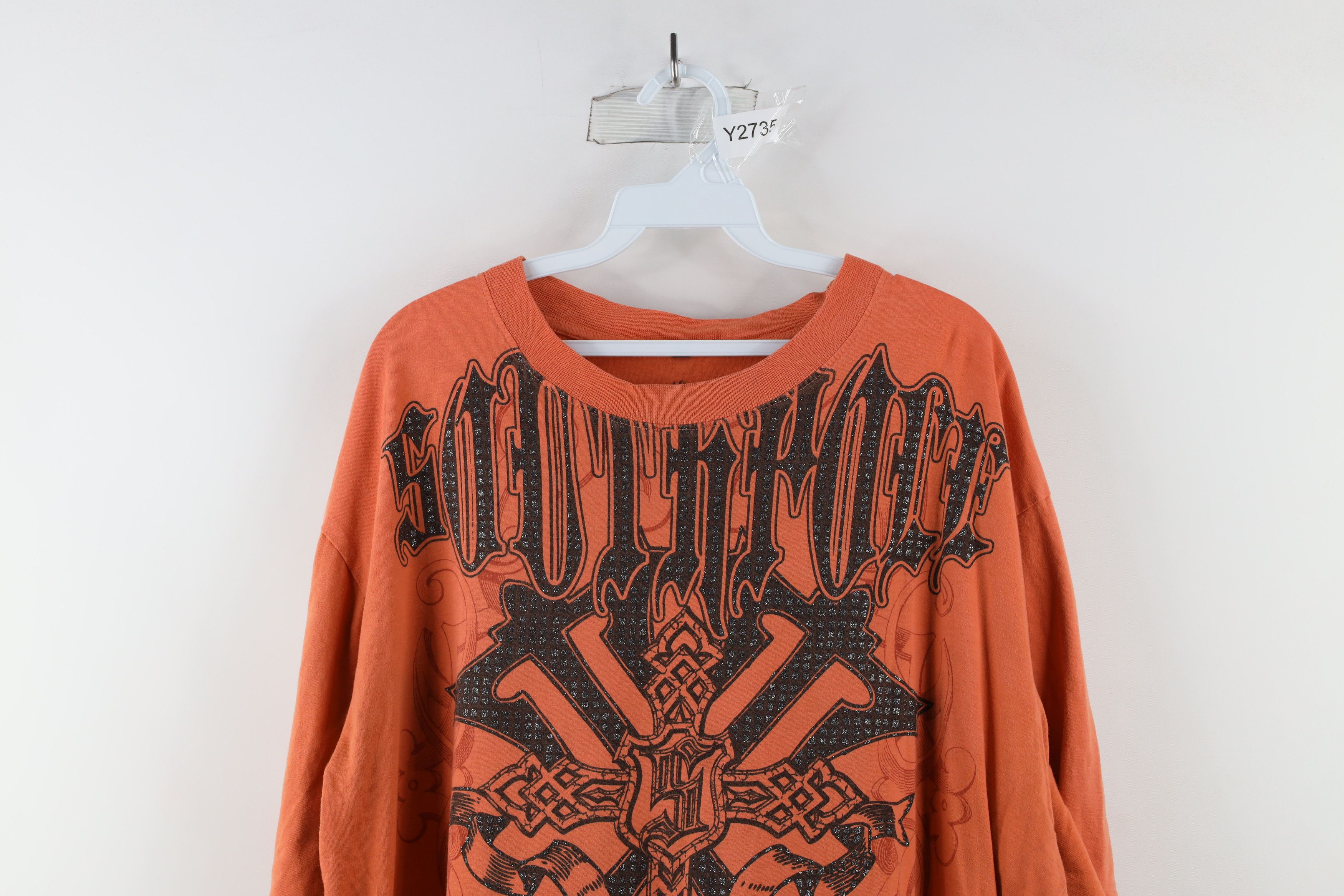 Southpole × Vintage Vintage Southpole Gaelic Cross UFC MMA Fighting T-Shirt Size US XXL / EU 58 / 5 - 2 Thumbnail