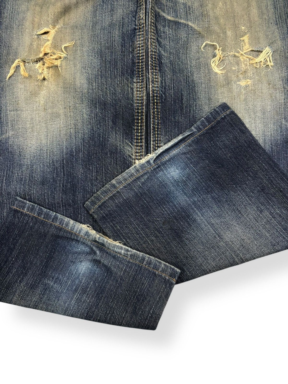 Edwin Vintage Edwin XV Mud Wash Baggy Distressed Grunge Jeans Size US 31 - 9 Thumbnail