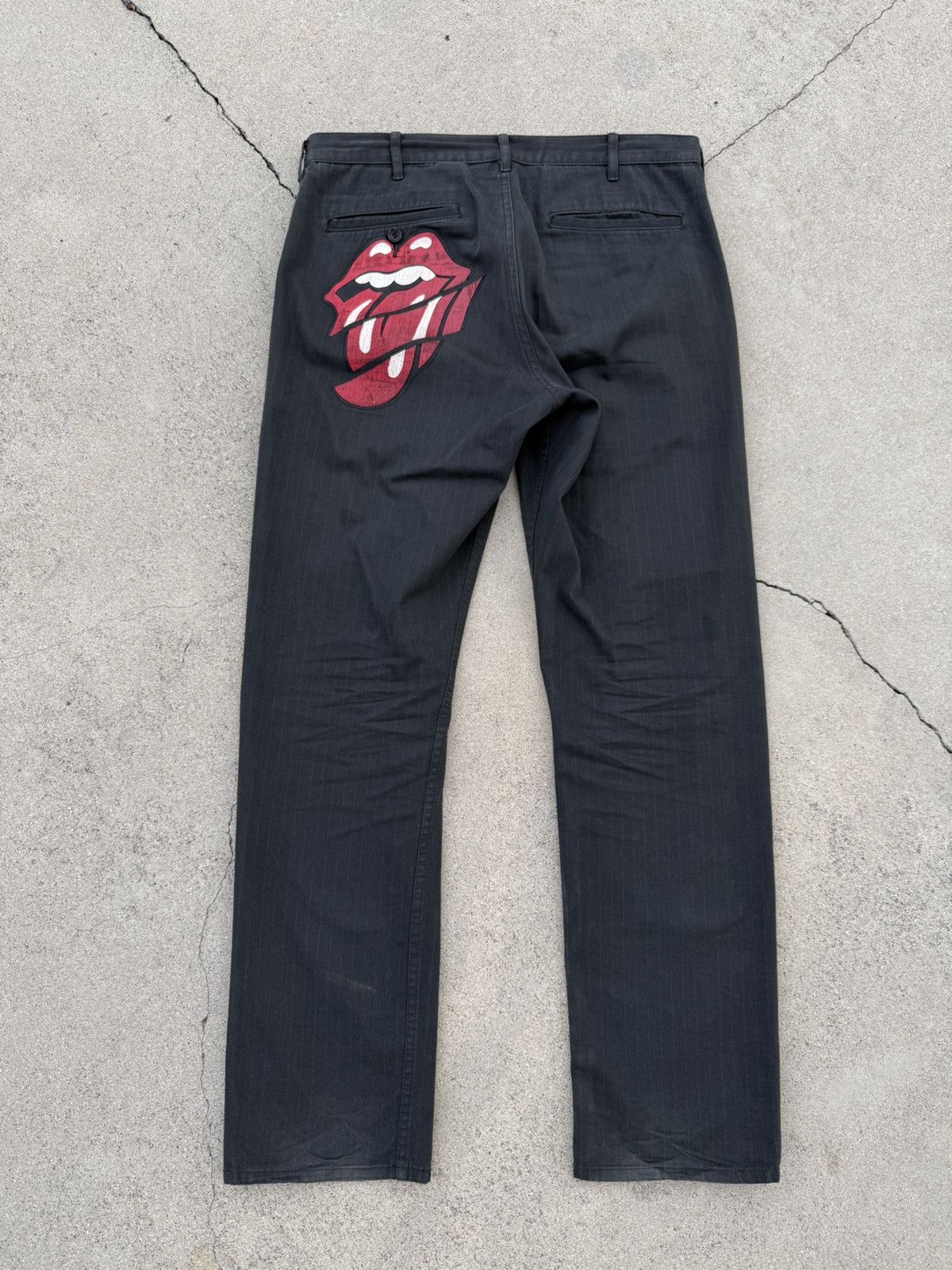 Comme des Garcons Homme Plus Comme des Garcons Homme Plus Rolling Stones Pants Size US 33 - 1 Thumbnail
