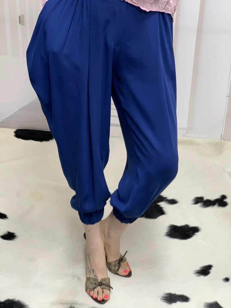 Issey Miyake Issey Miyake size:1 Blue Harem pants Size 26" / US 2 / IT 38 - 5 Thumbnail
