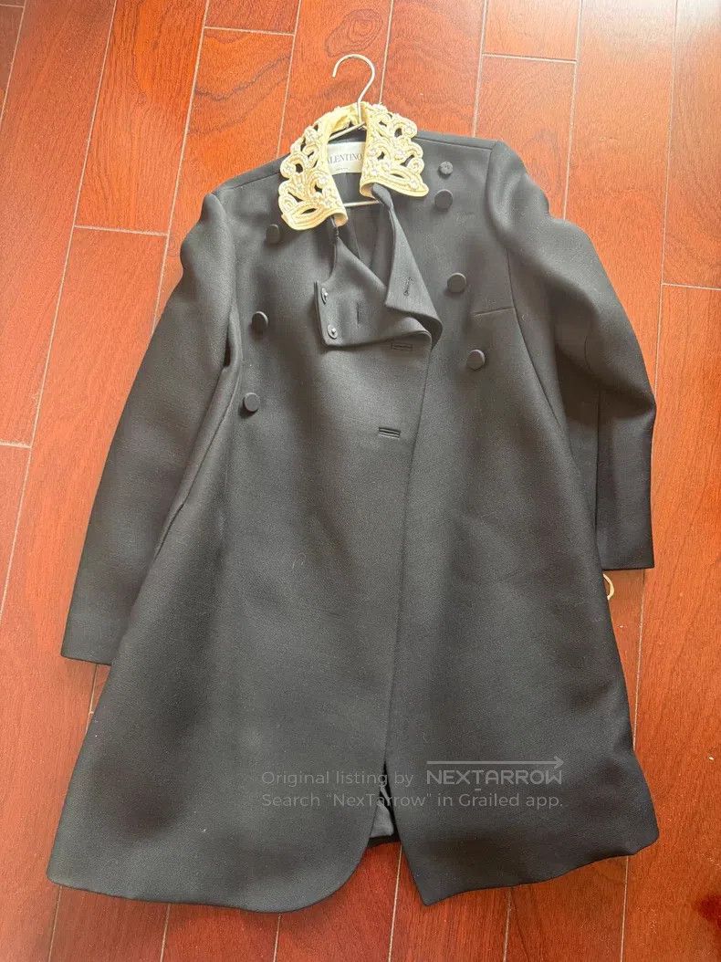 Valentino Valentino Wool coat Size L / US 10 / IT 46 - 1 Thumbnail
