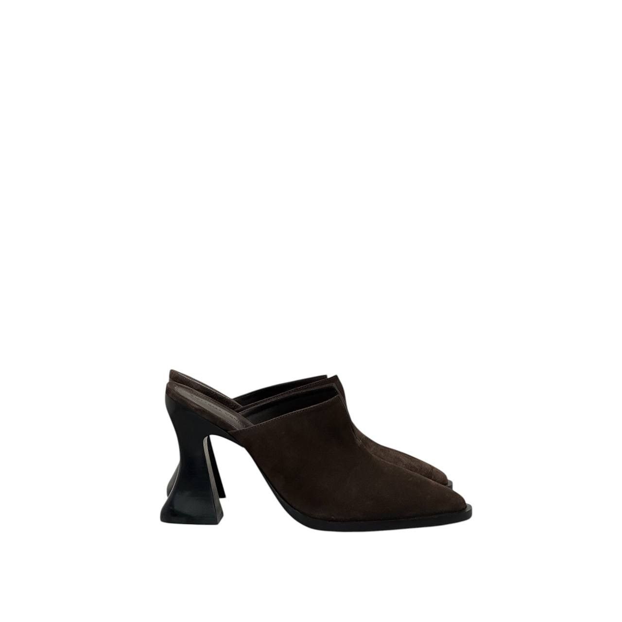 Bottega Veneta NWOB Bottega Veneta Cha-Cha Brown Suede Mules Sz 39 Size US 9 / IT 39 - 2 Thumbnail