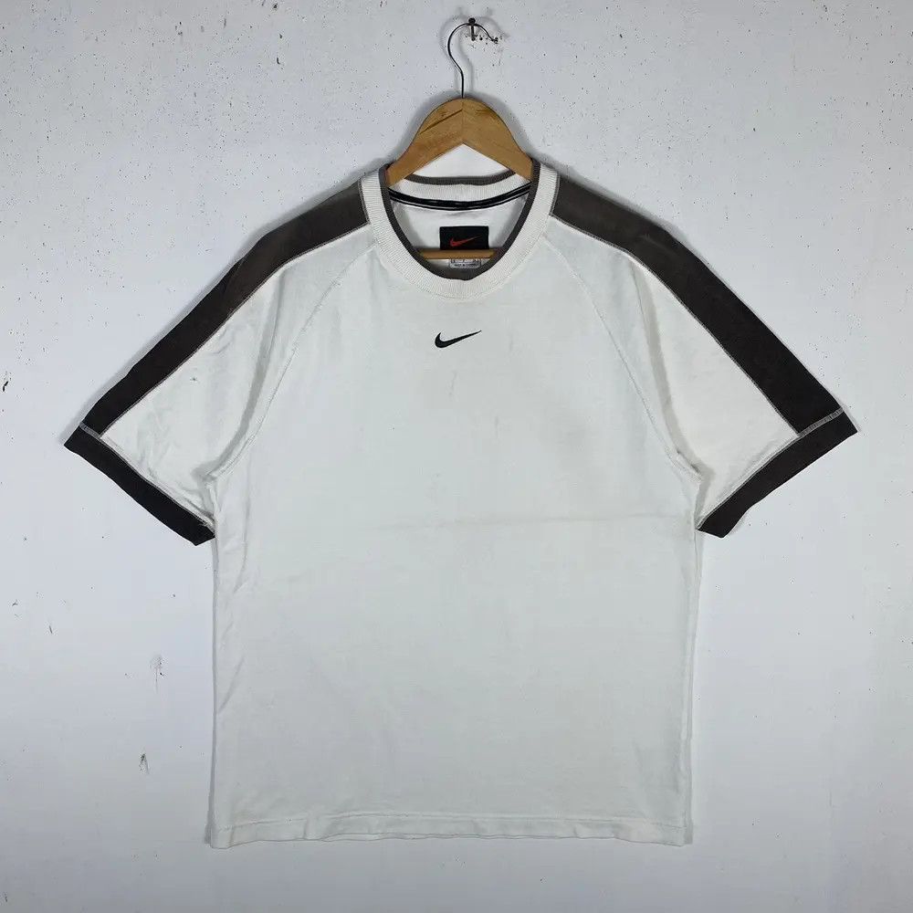 Nike Vintage 90's NIKE Center Swoosh Faded Tee Size US S / EU 44-46 / 1 - 2 Thumbnail