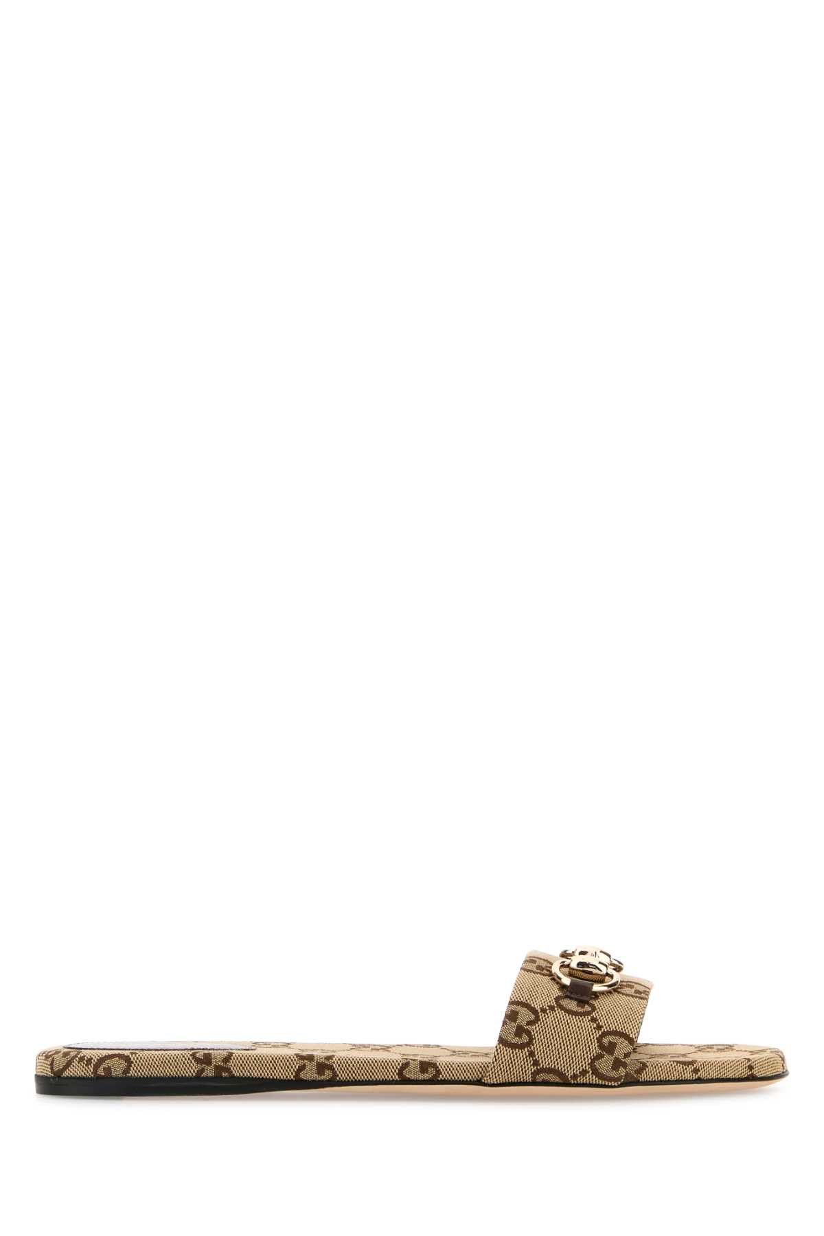 Gucci Gg Fabric Slippers Size US 6 / IT 36 - 1 Thumbnail