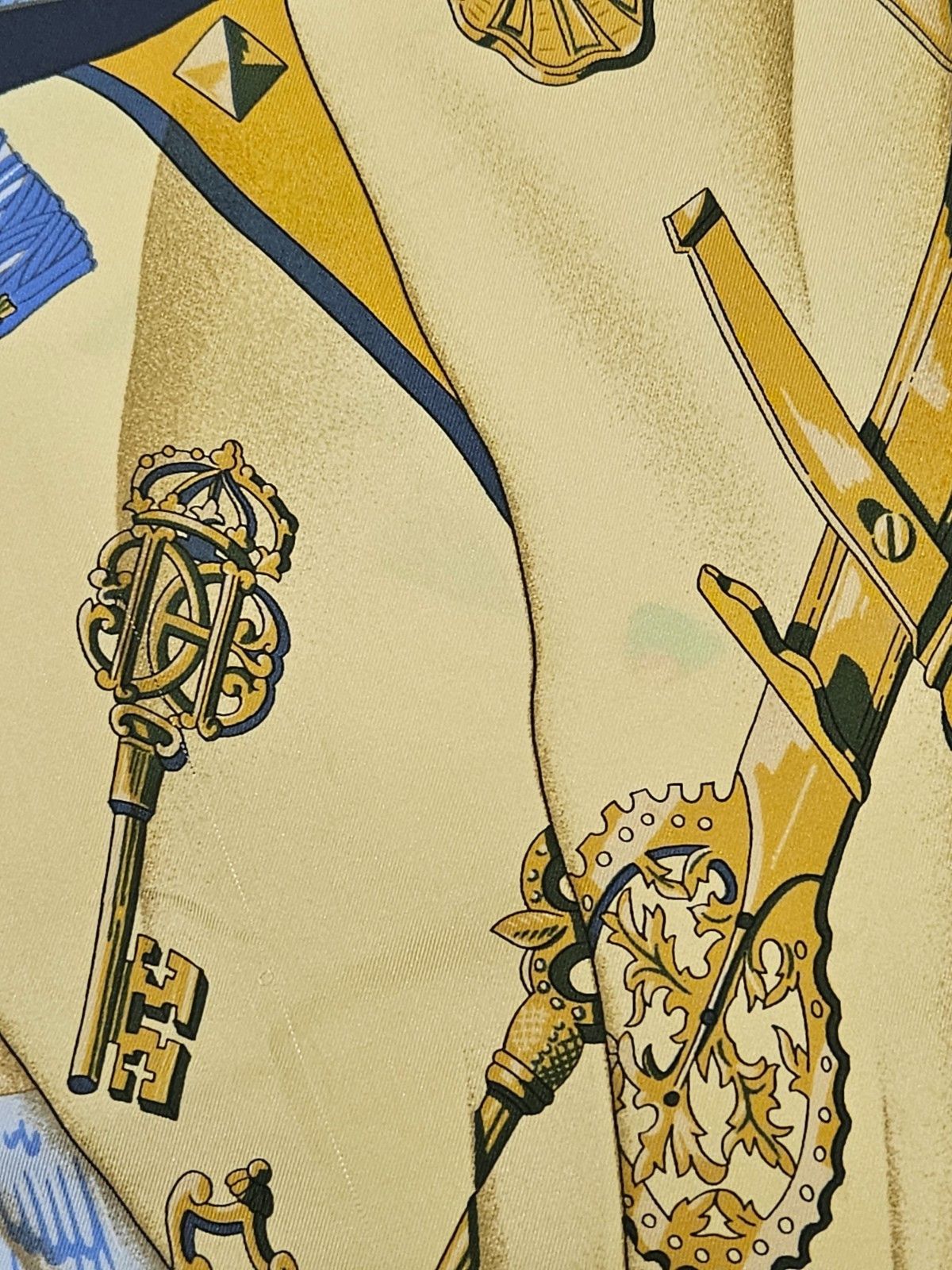 Hermes Hermes Soleil de Soie By Cathy Latham Silk Scarf Size ONE SIZE - 5 Thumbnail