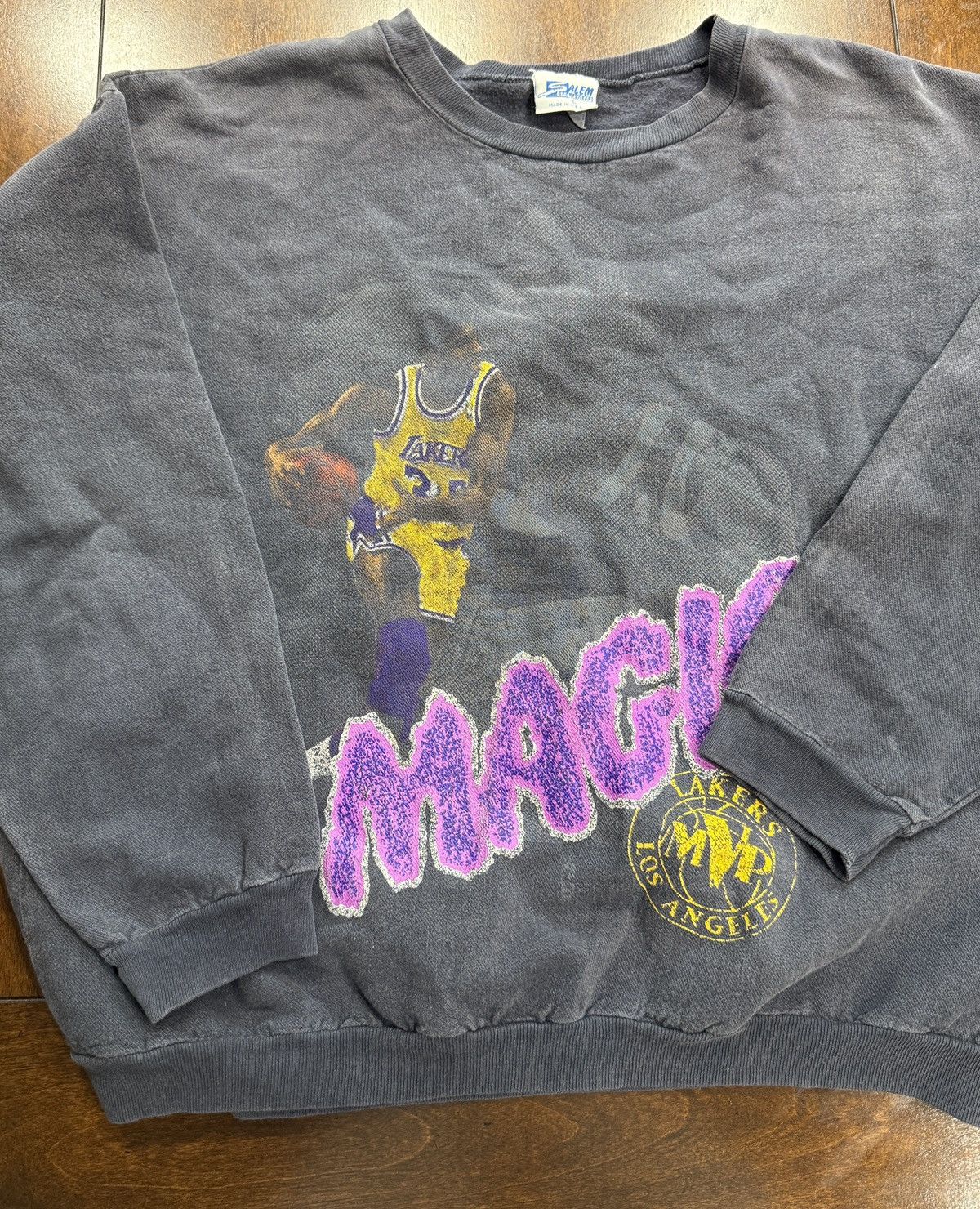 Salem Sportswear VINTAGE MAGIC JOHNSON CREWNECK Size US L / EU 52-54 / 3 - 1 Thumbnail