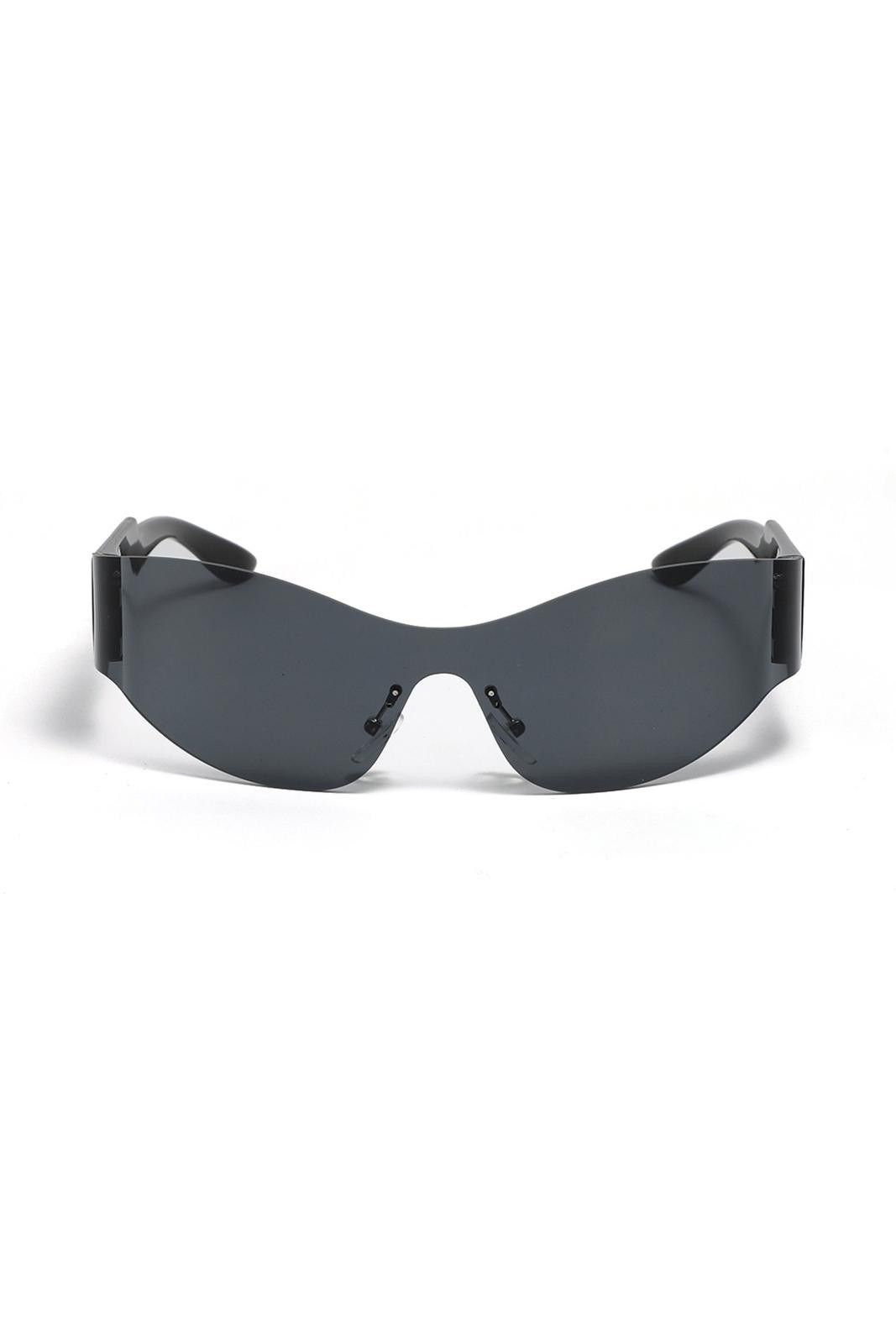 Other Rare Vtg Y2k Avant Garde Stylist Black Sunglasses Unisex OS Size ONE SIZE - 2 Thumbnail