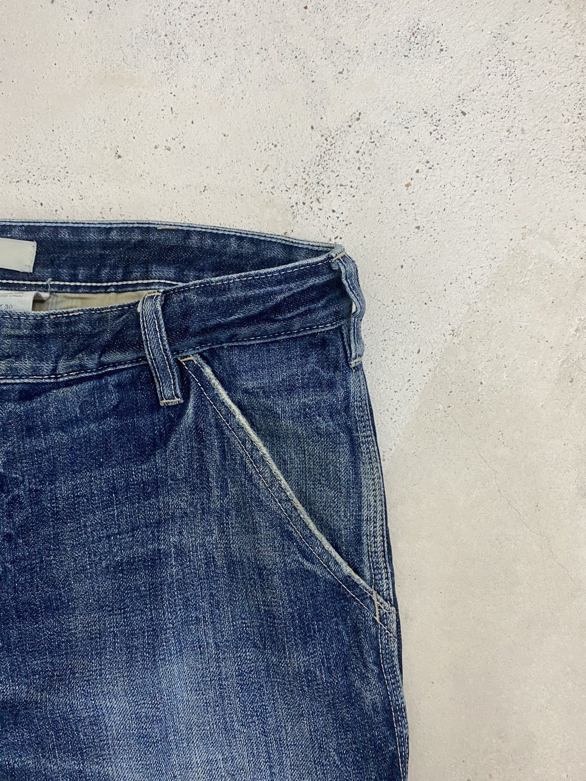 JNCO × Japanese Brand Gap Jean Baggy Loose Fit Blue Jean Cargo Pocket Jnco Size US 37 - 9 Thumbnail