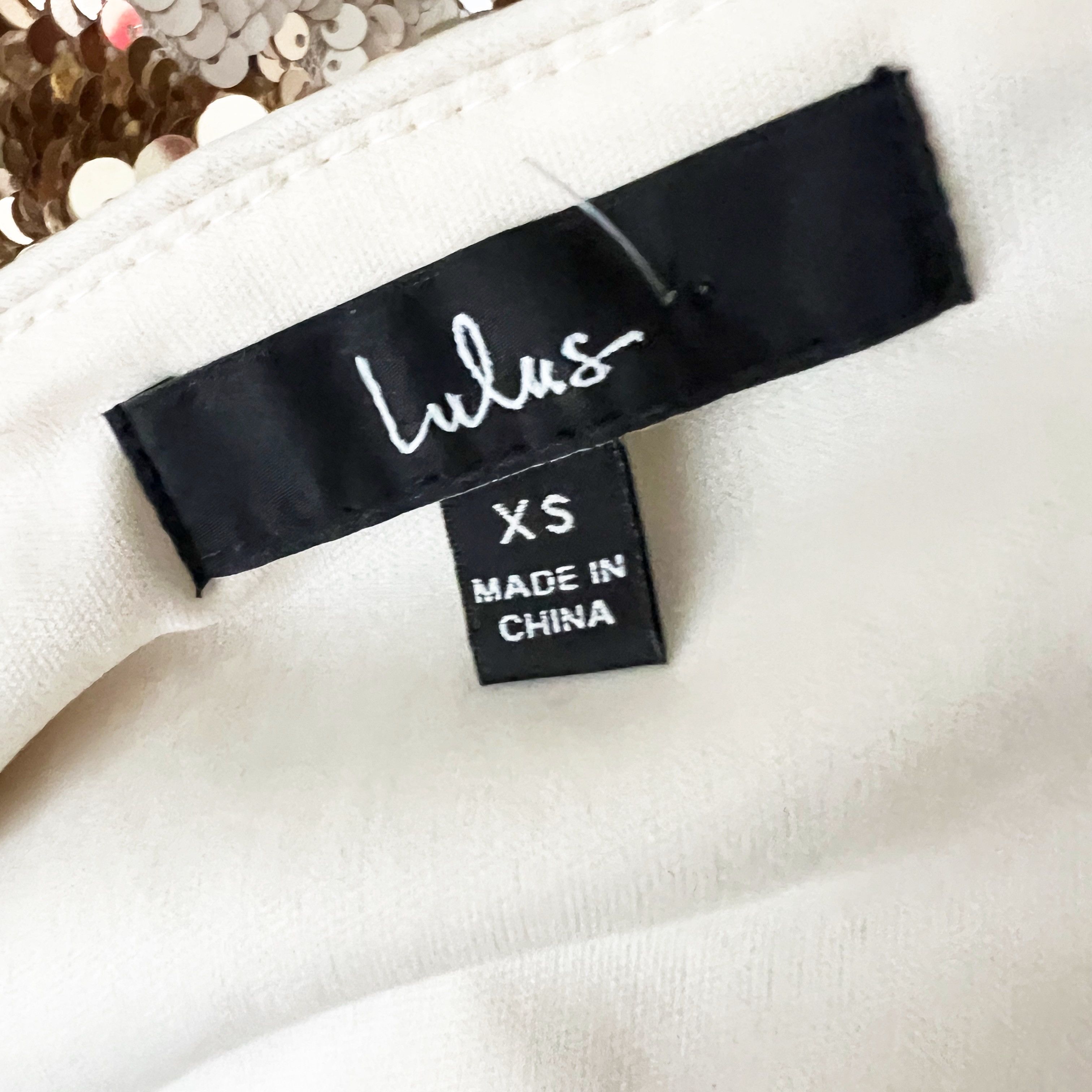 Lulus Lulus Live In The Spotlight Gold Metallic Size 25" / US 0 / IT 36 - 2 Thumbnail