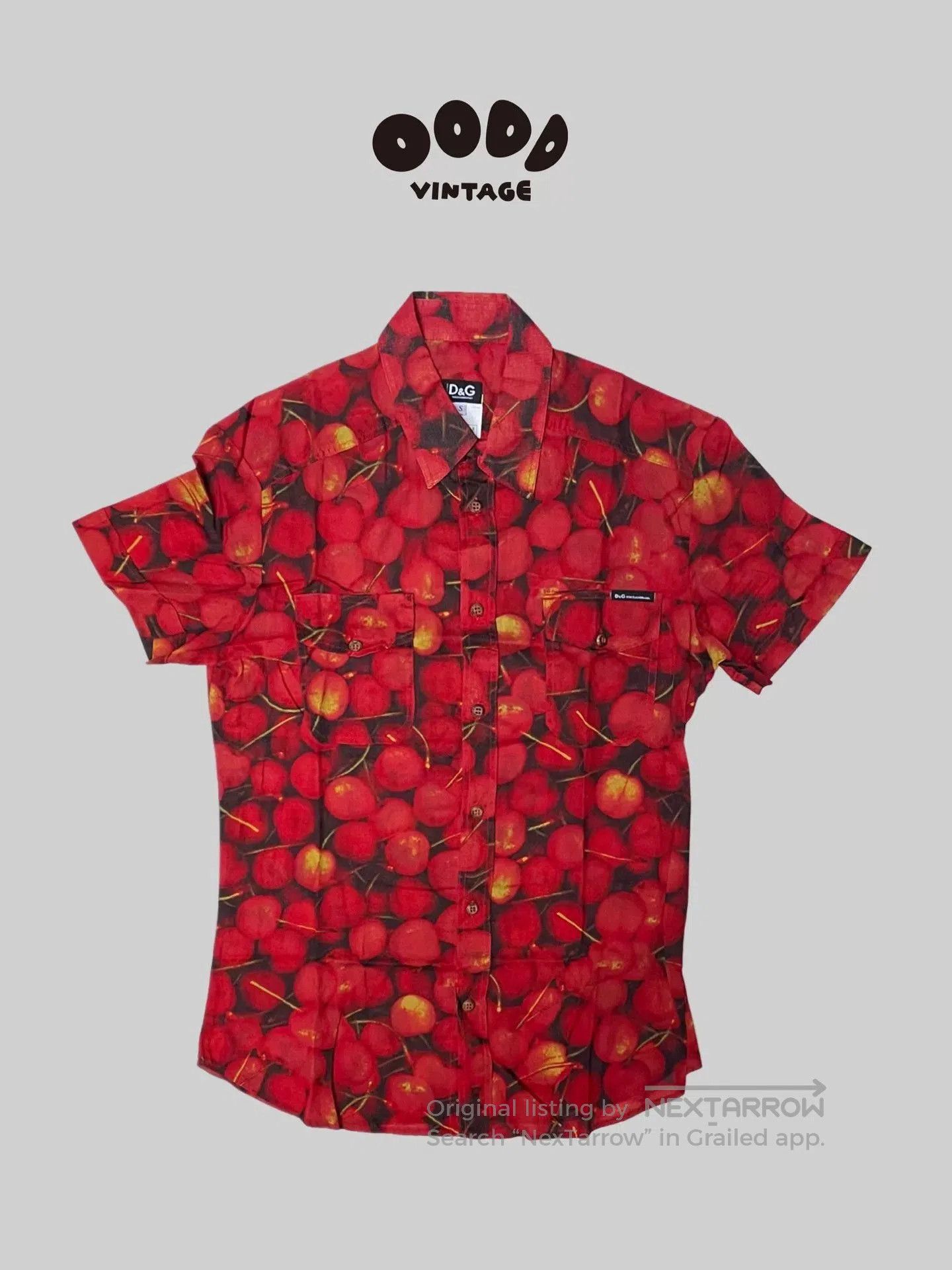Dolce & Gabbana Dolce & Gabbana Cherry Printed Shirt. Size S / US 4 / IT 40 - 1 Thumbnail