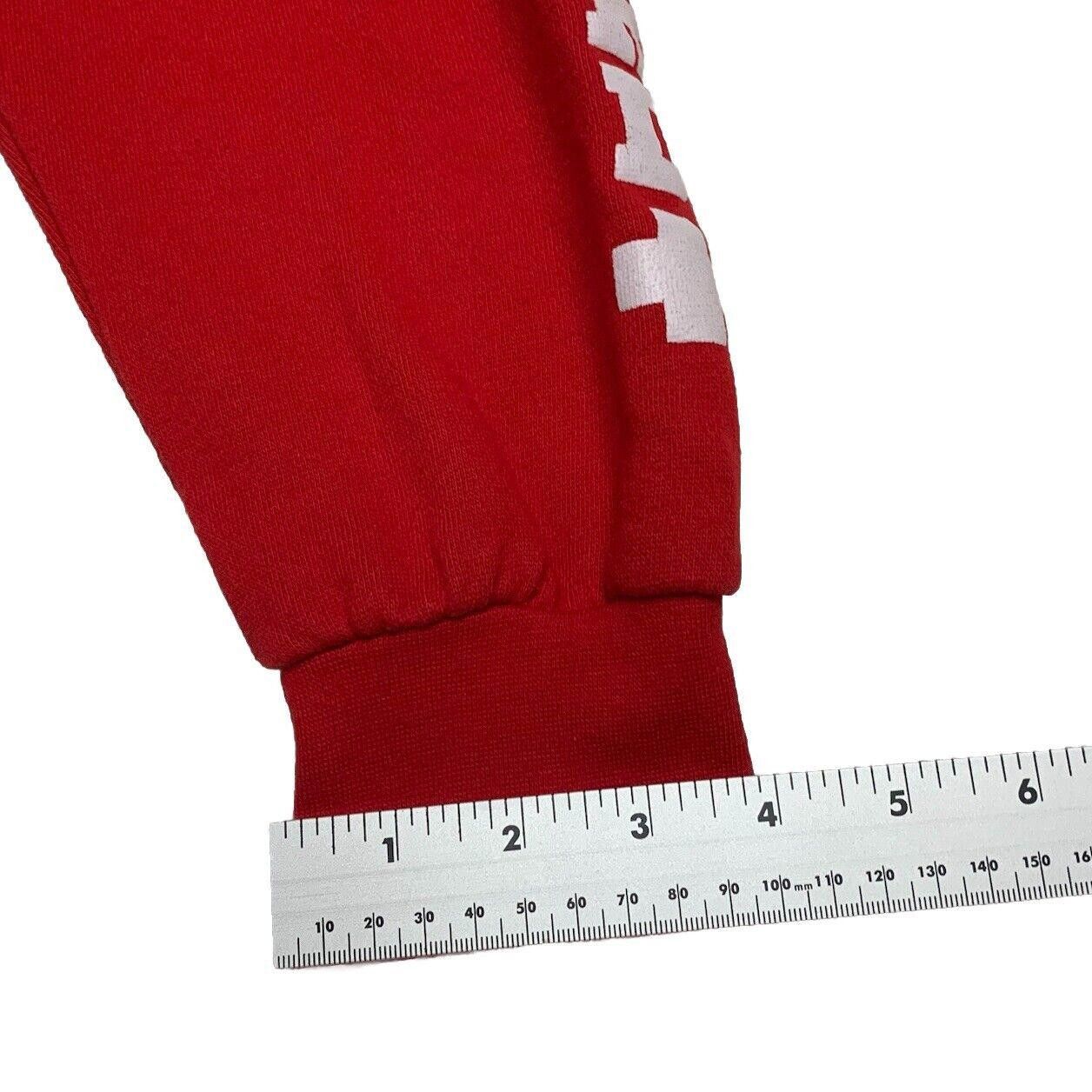 Other Lifeguard Hoodie Red Full Zip Lake George NY Unisex L Size US 34 / EU 50 - 4 Thumbnail