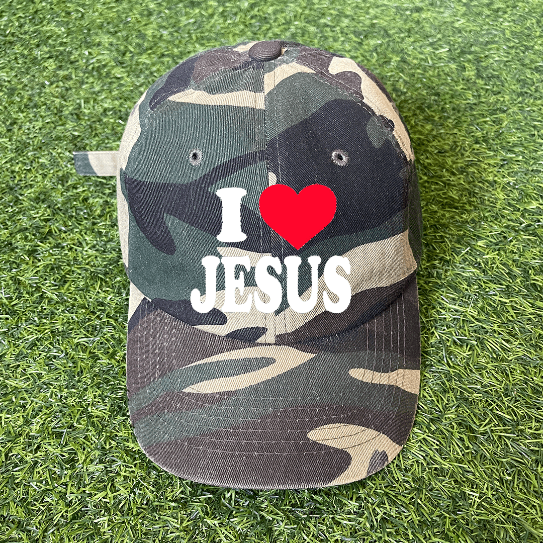 Vintage I LOVE JESUS f9m.ily HAT Size ONE SIZE - 1 Preview