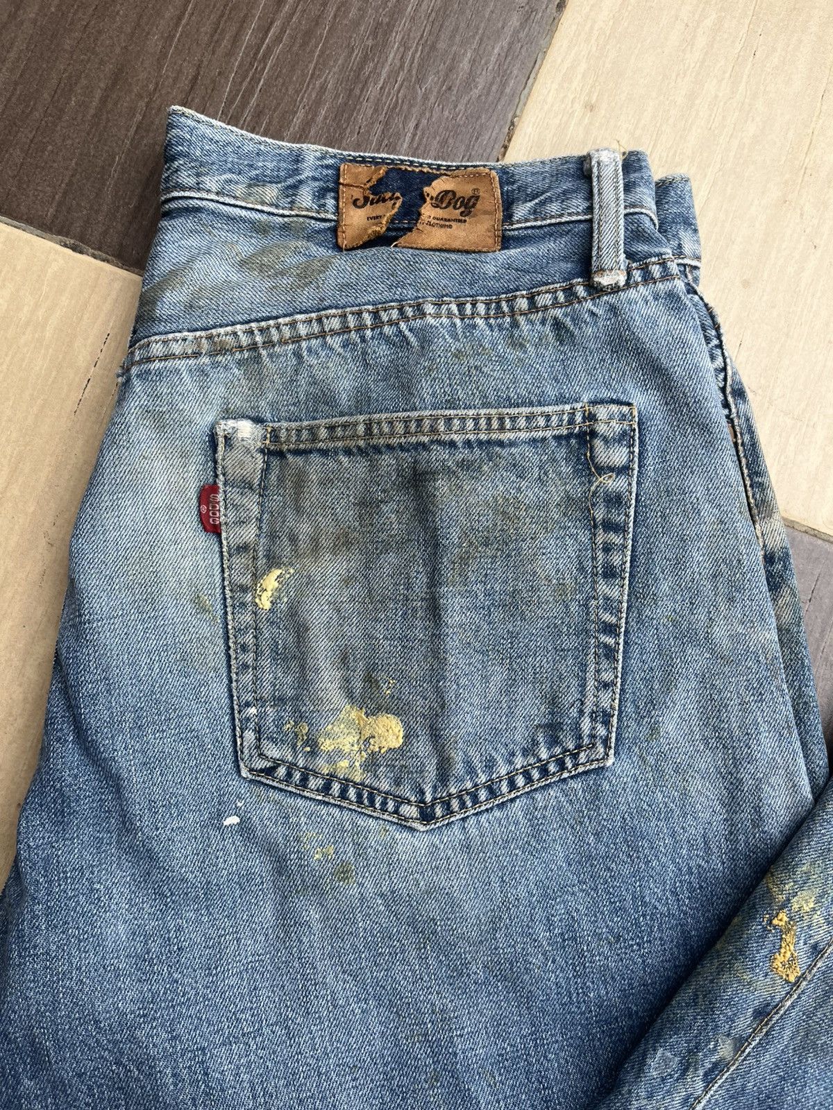 Japanese Brand Salty dog distressed denim Size US 32 / EU 48 - 14 Thumbnail