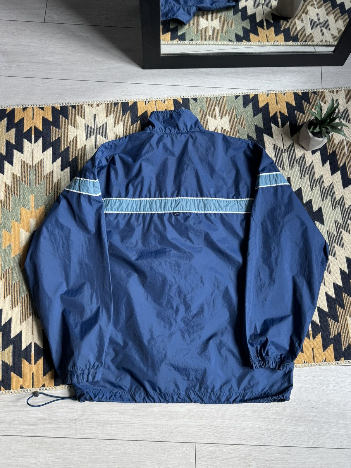 Nike Vintage Nike Nylon Swoosh Y2K Track Jacket Size US S / EU 44-46 / 1 - 6 Thumbnail