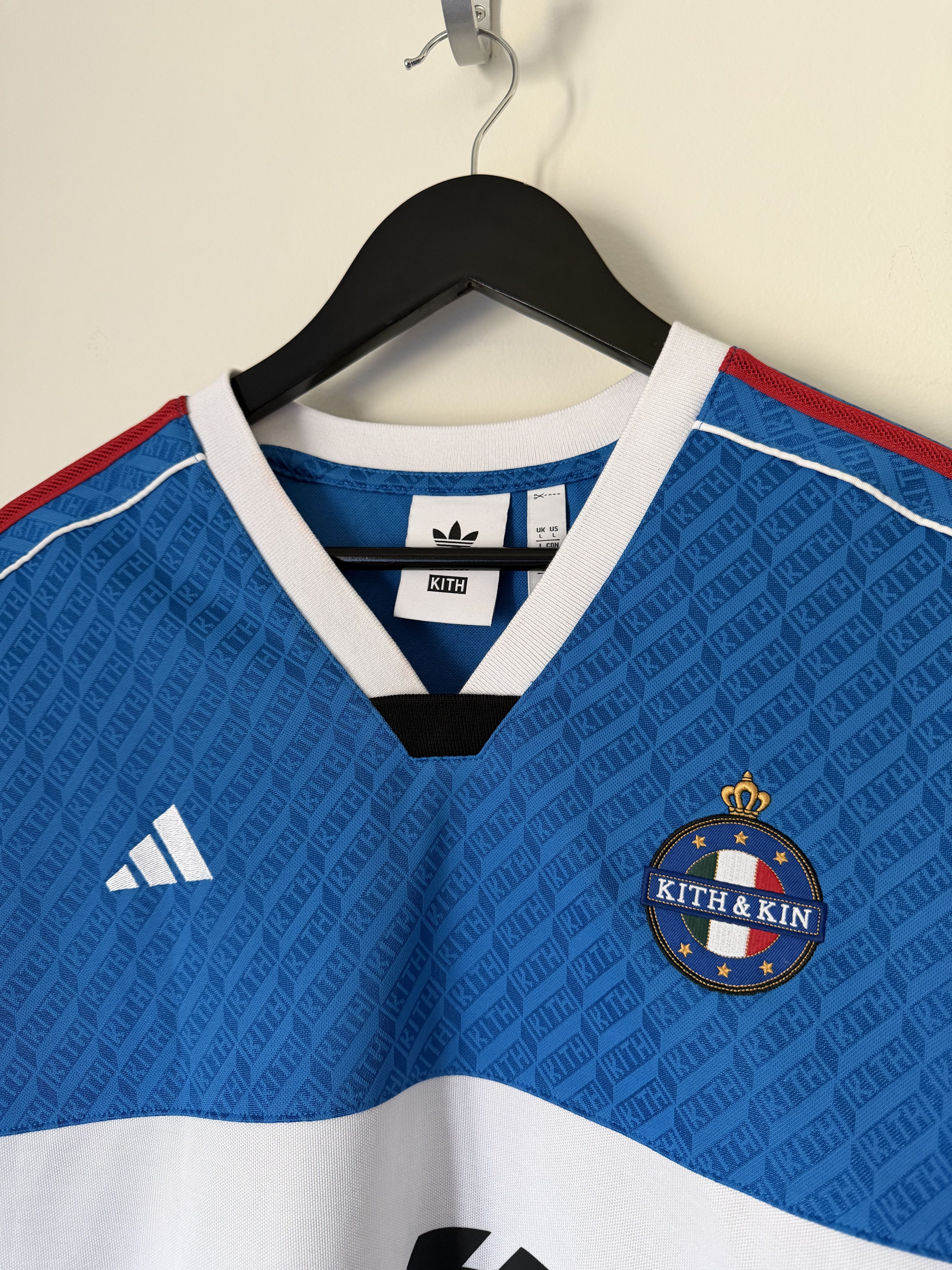 Adidas × Kith Kith Adidas DHL Football Jersey in Blue Size US L / EU 52-54 / 3 - 2 Thumbnail