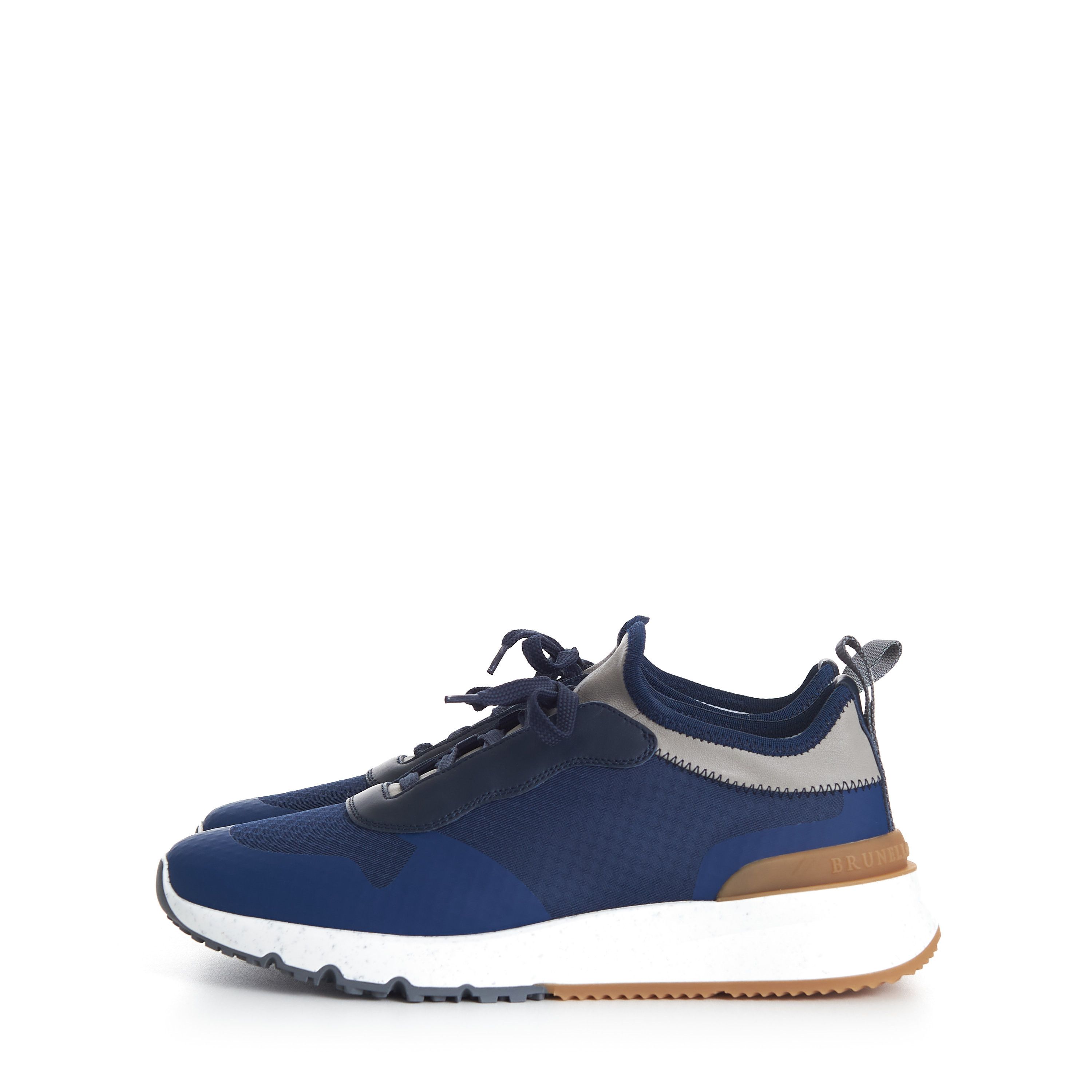Brunello Cucinelli Navy Blue Low Top Runners Sneakers - Size 8,5 Size US 8.5 / EU 41-42 - 5 Thumbnail