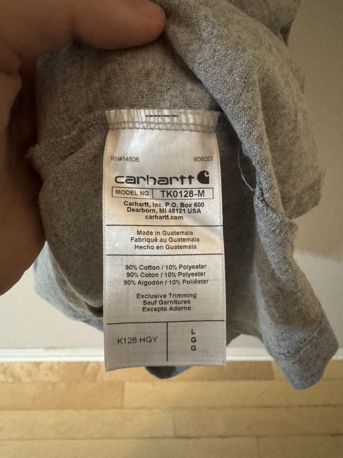 Carhartt Carharrt Long sleeve tee Size US L / EU 52-54 / 3 - 5 Thumbnail